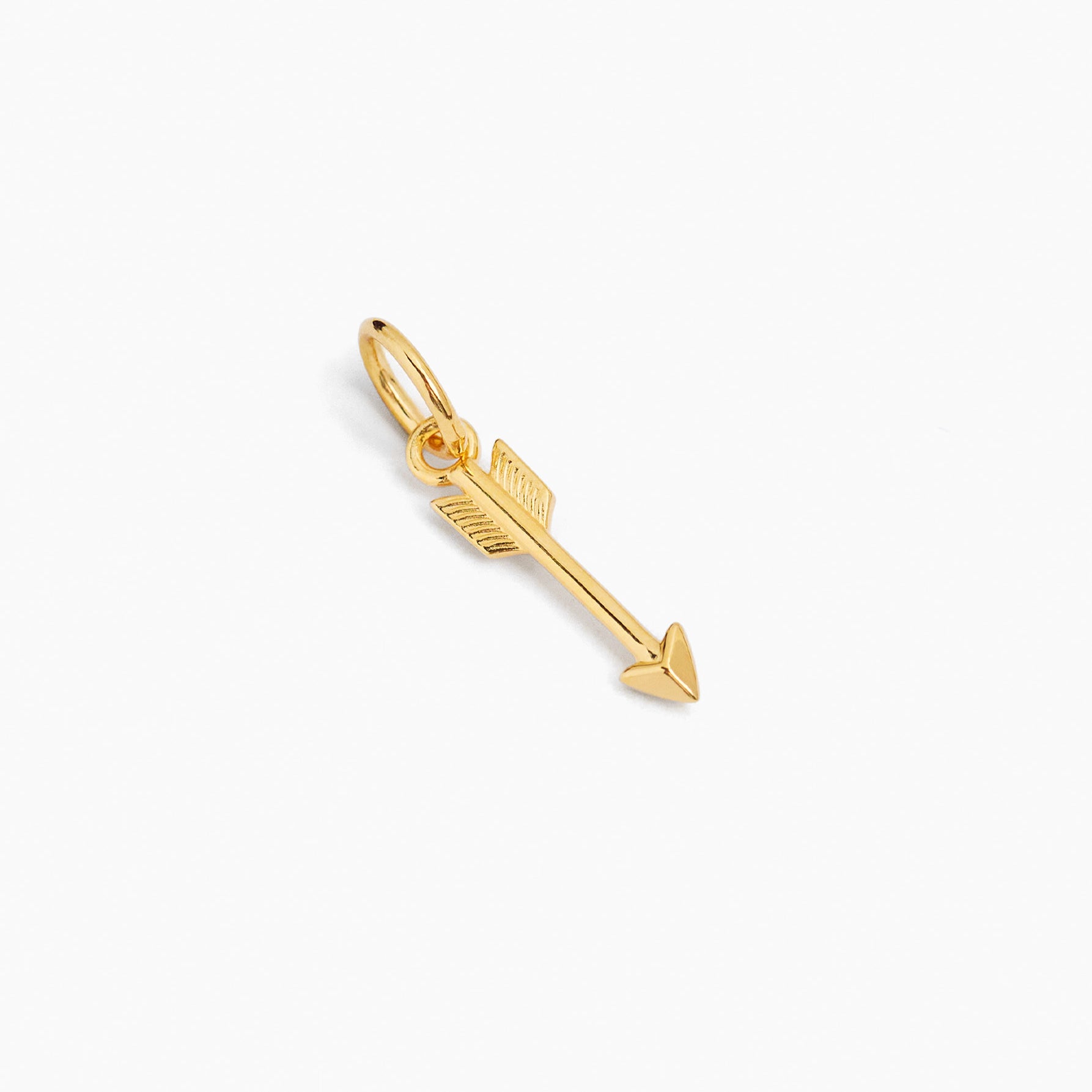 Small Gold Arrow Pendant Charm
