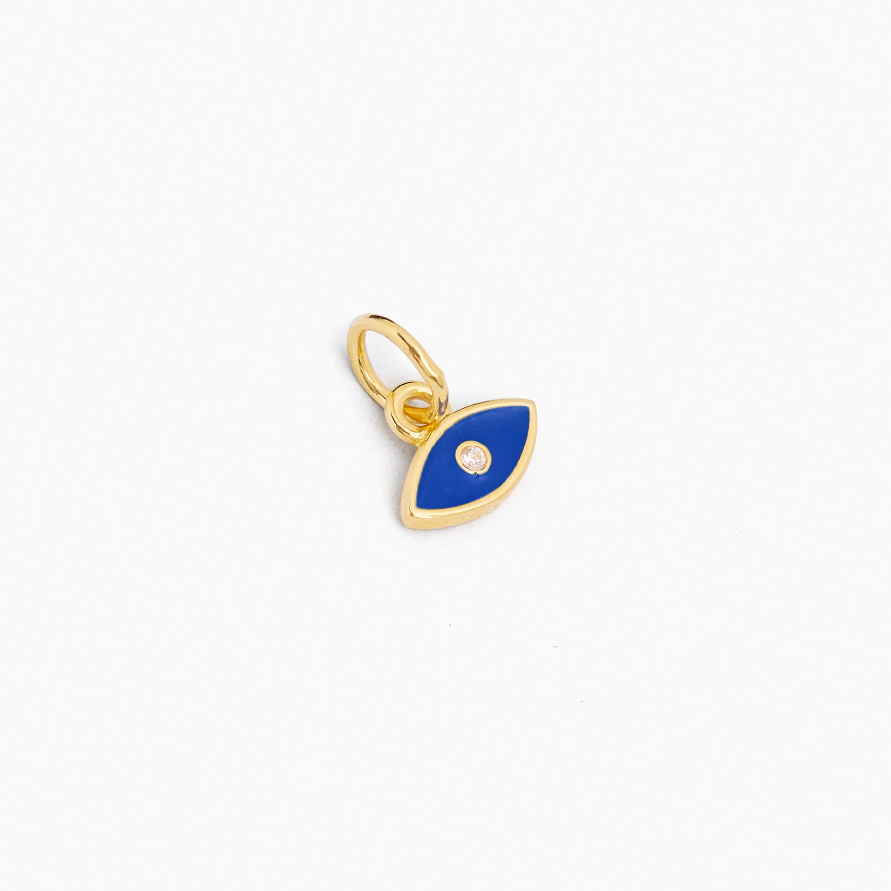 Navy Evil Eye Charm