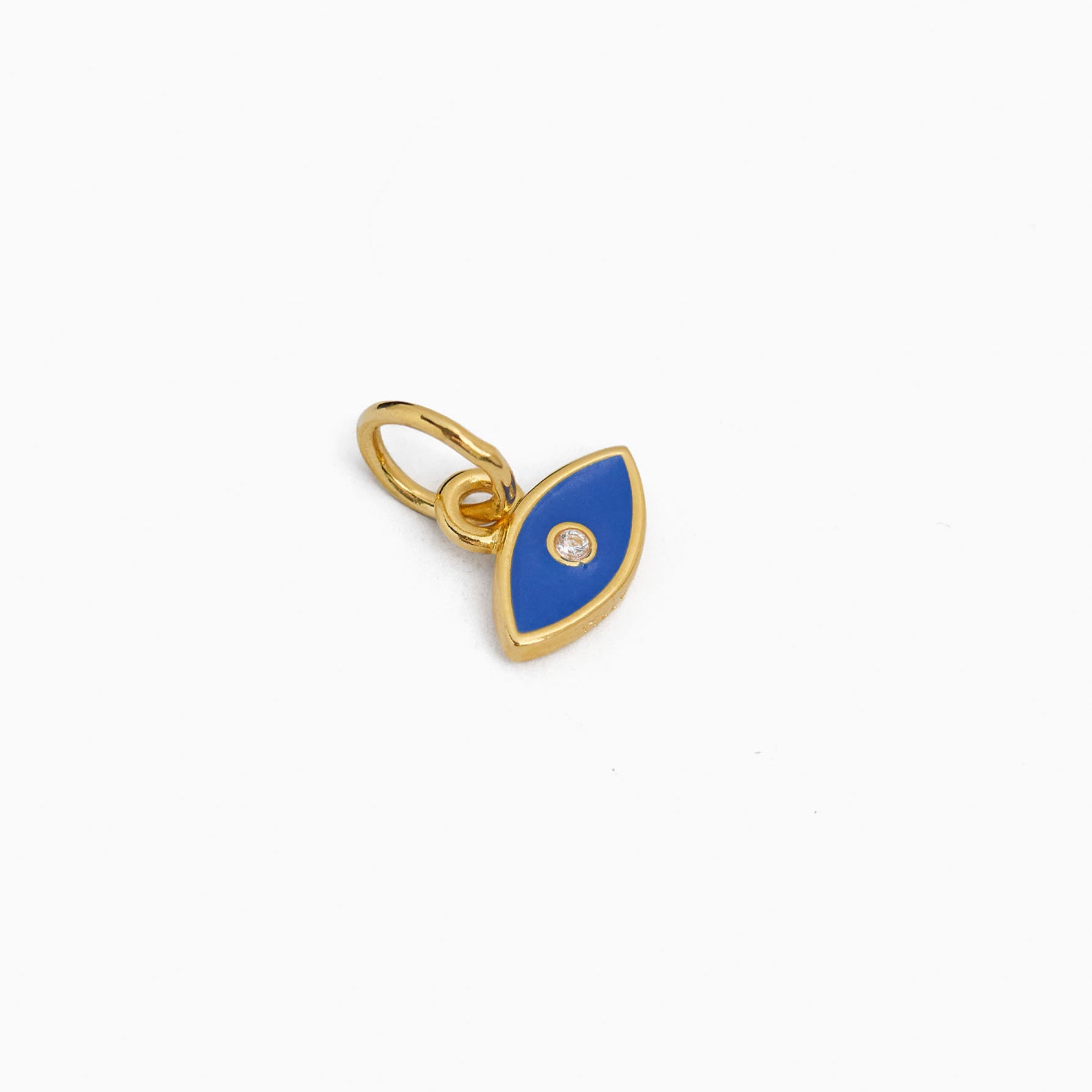 Navy Evil Eye Charm