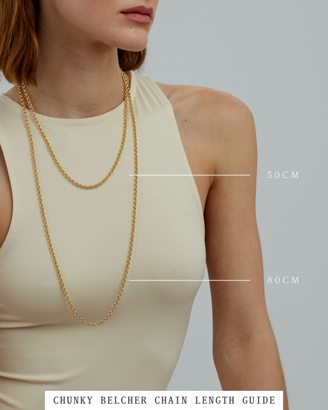 Chunky Belcher Chain Length Guide