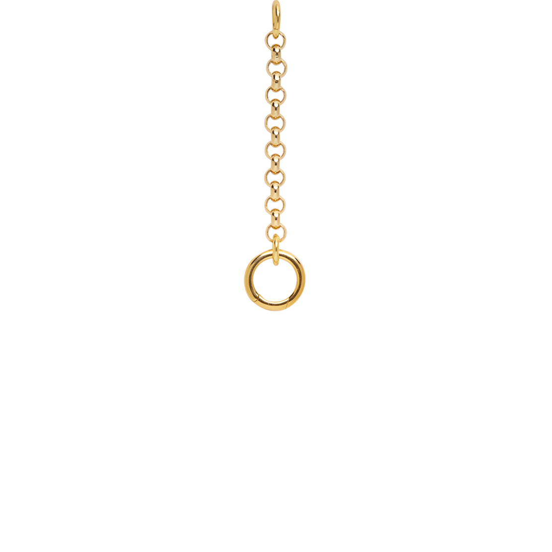 Chunky Gold Belcher Extender Gate Clasp
