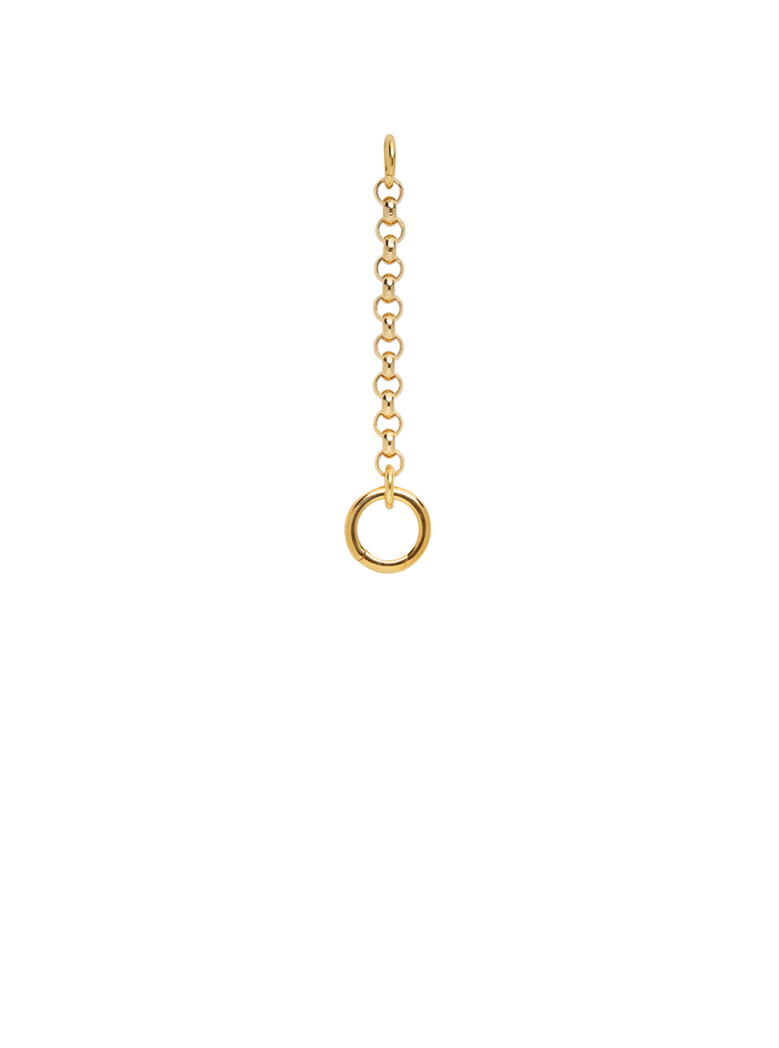 Chunky Gold Belcher Extender Gate Clasp