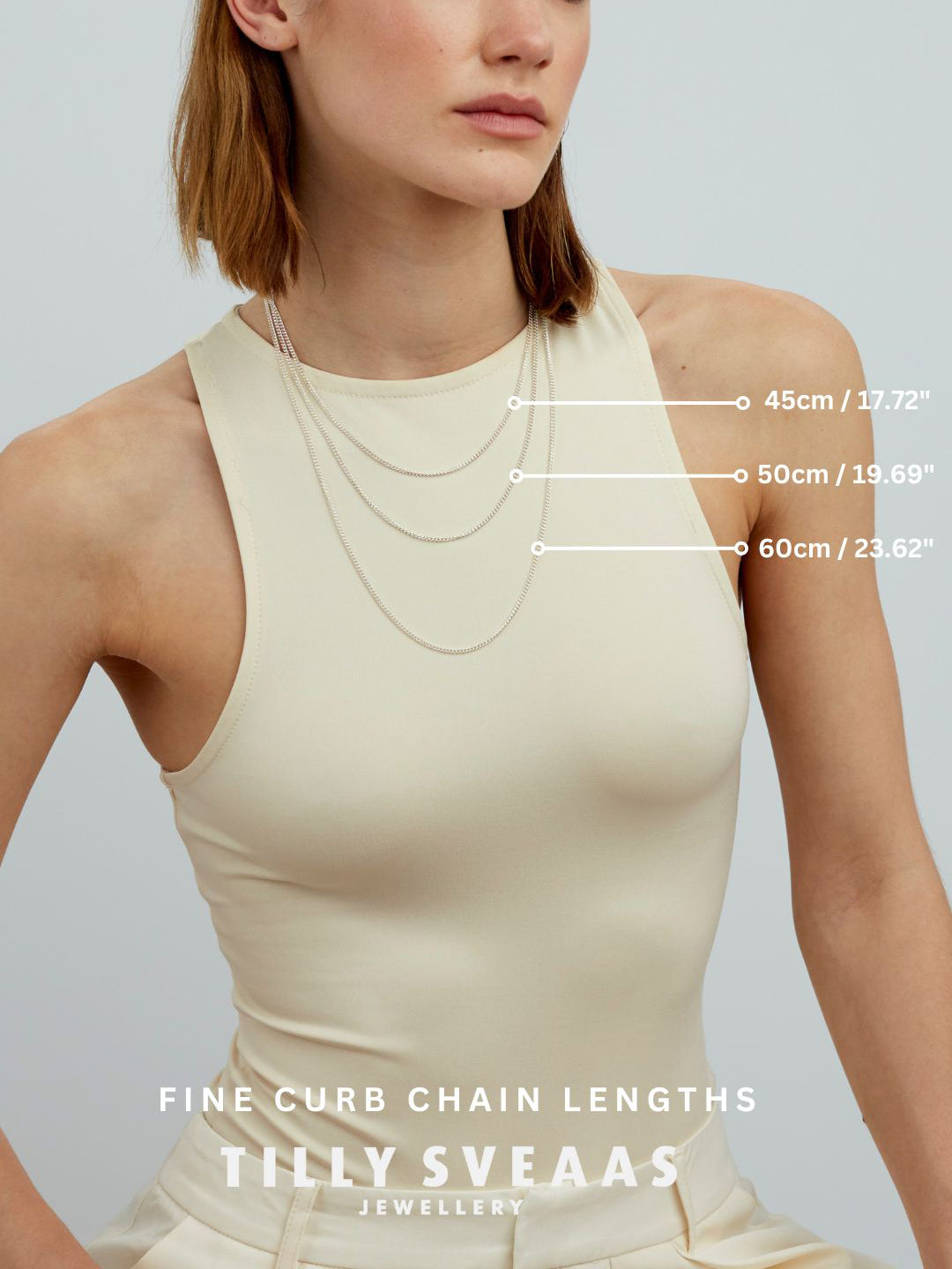 Fine Silver Curb Link Chain