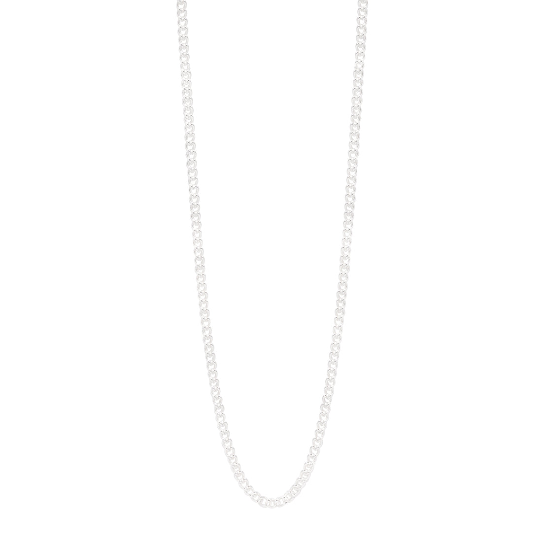 Fine Solid Sterling Silver Curb Chain - Tilly Sveaas
