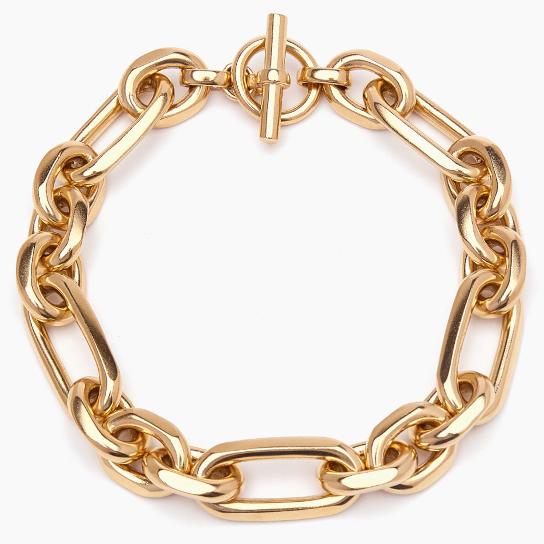 Giant Gold Watch Chain Necklace
