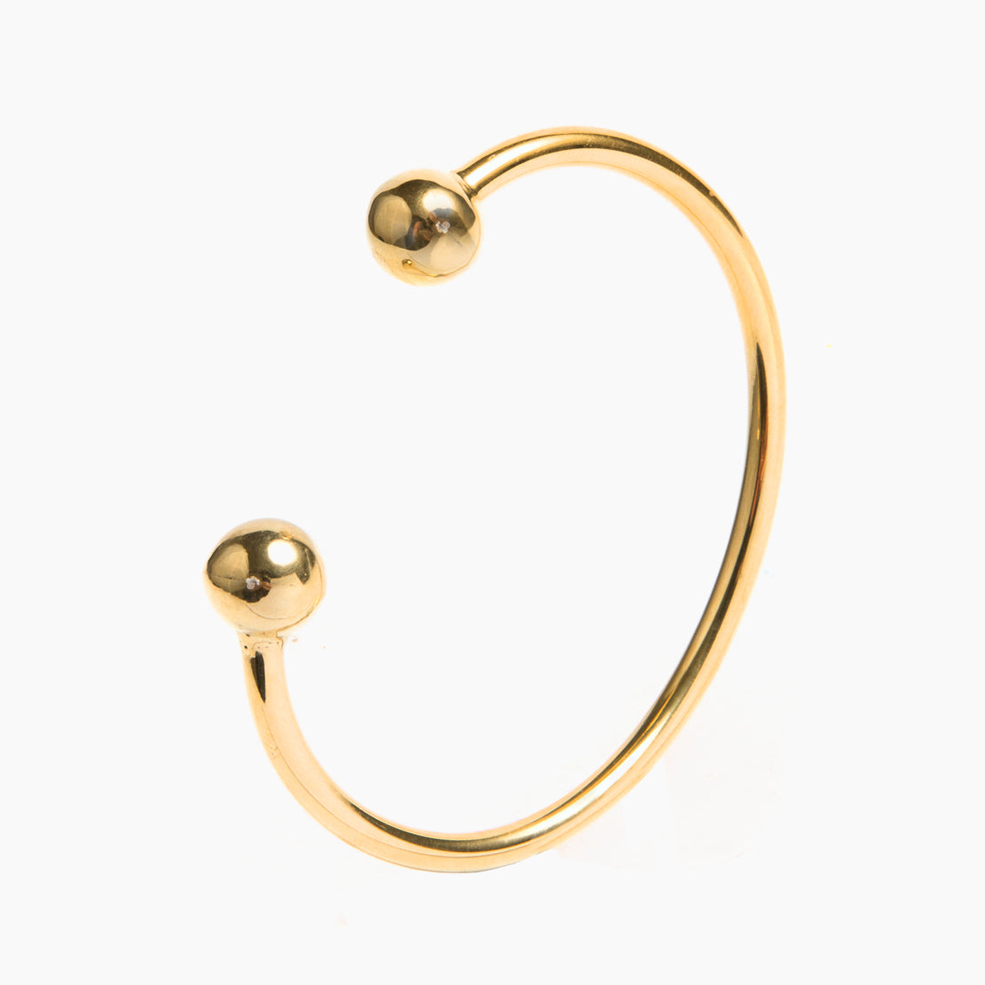 Gold Torque Bangle