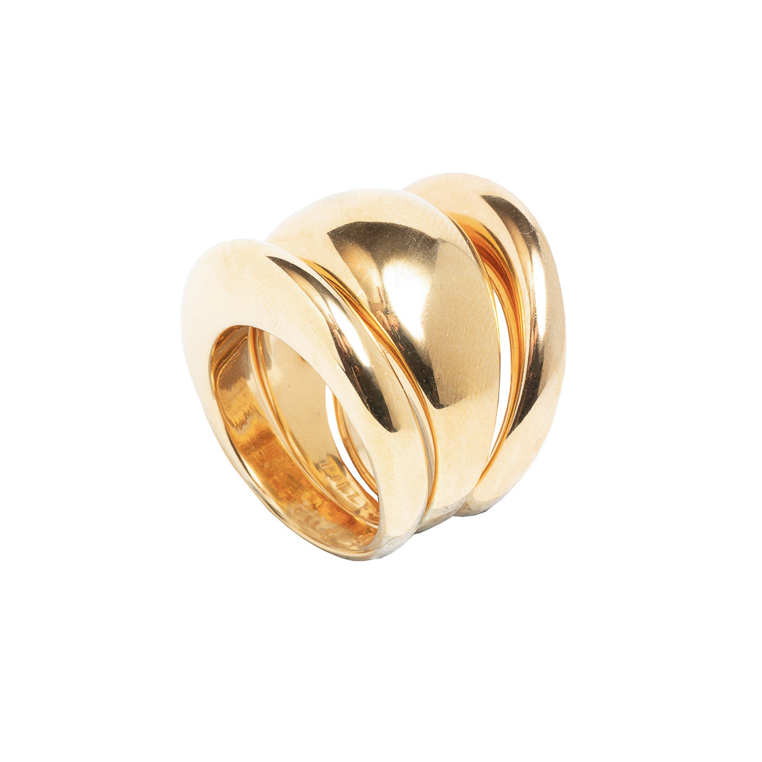 Gold Triple Ring Set