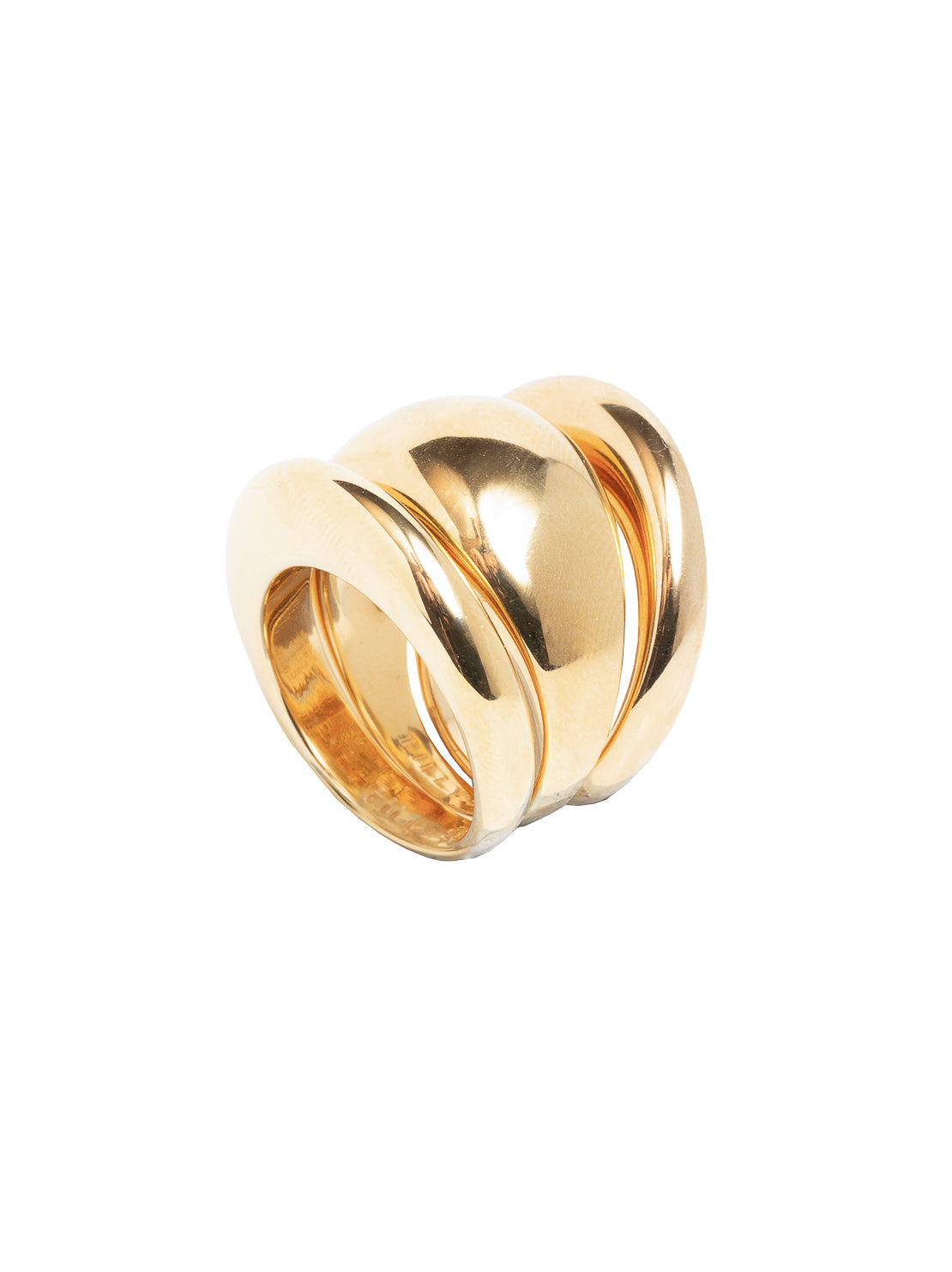 Gold Triple Ring Set