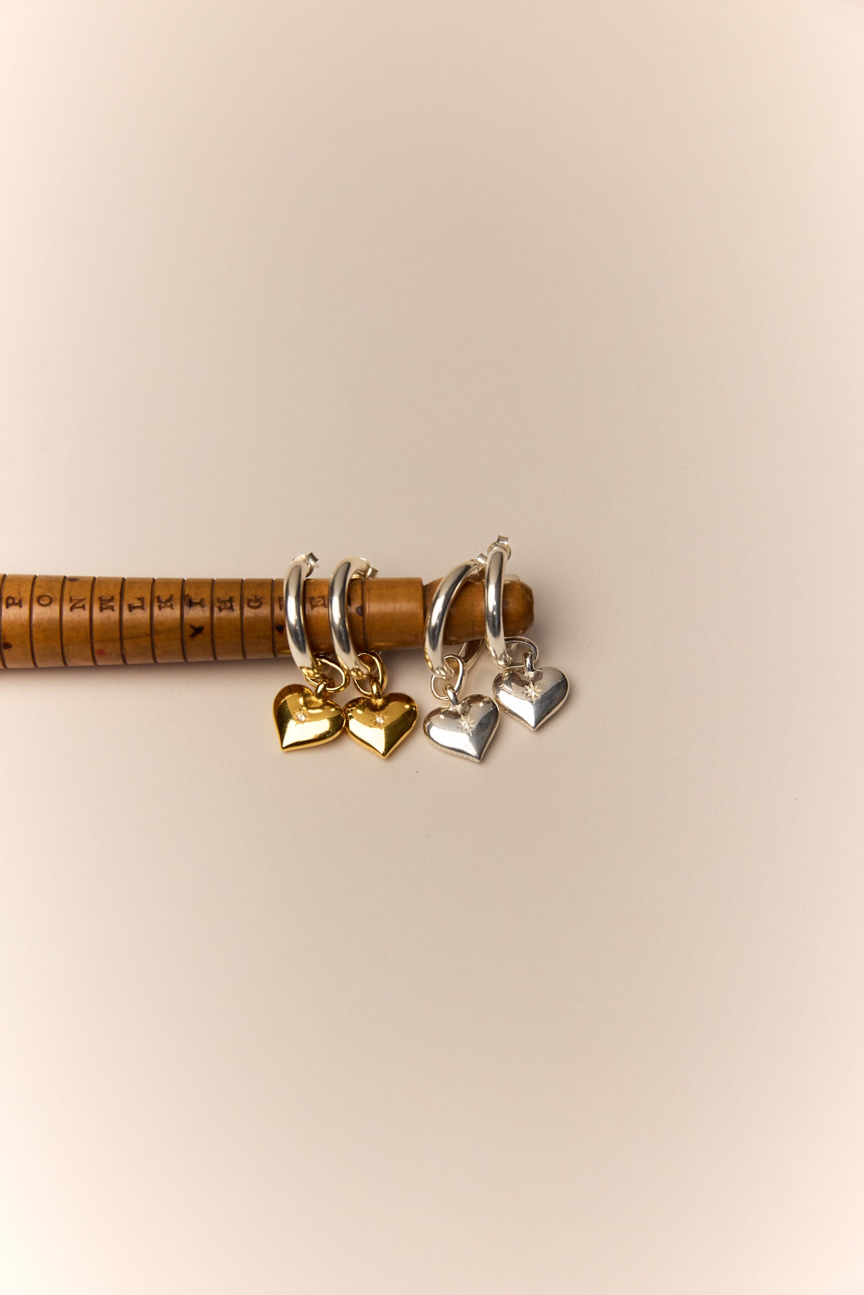 Silver Heart Earrings