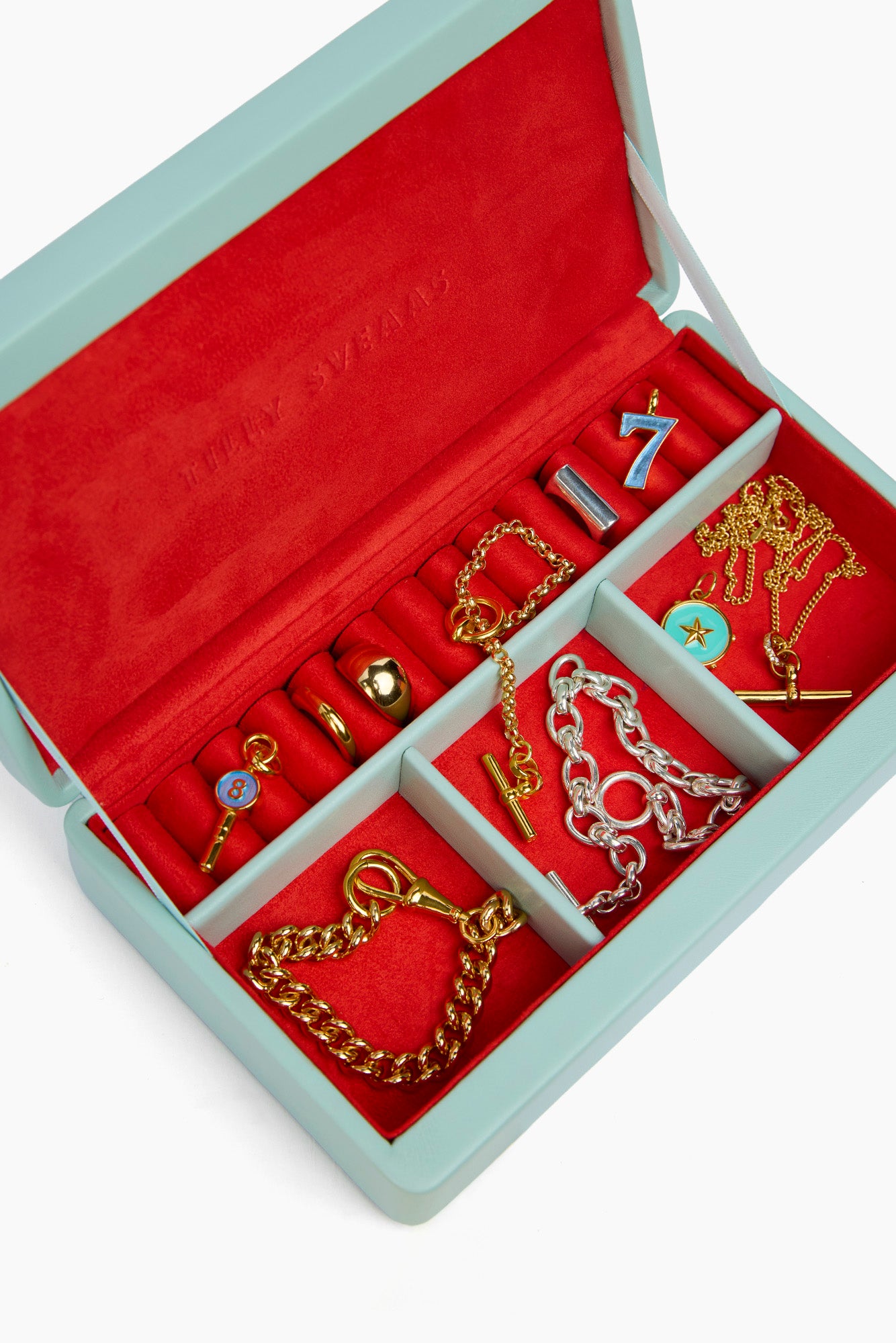 Baby Blue Jewellery Box