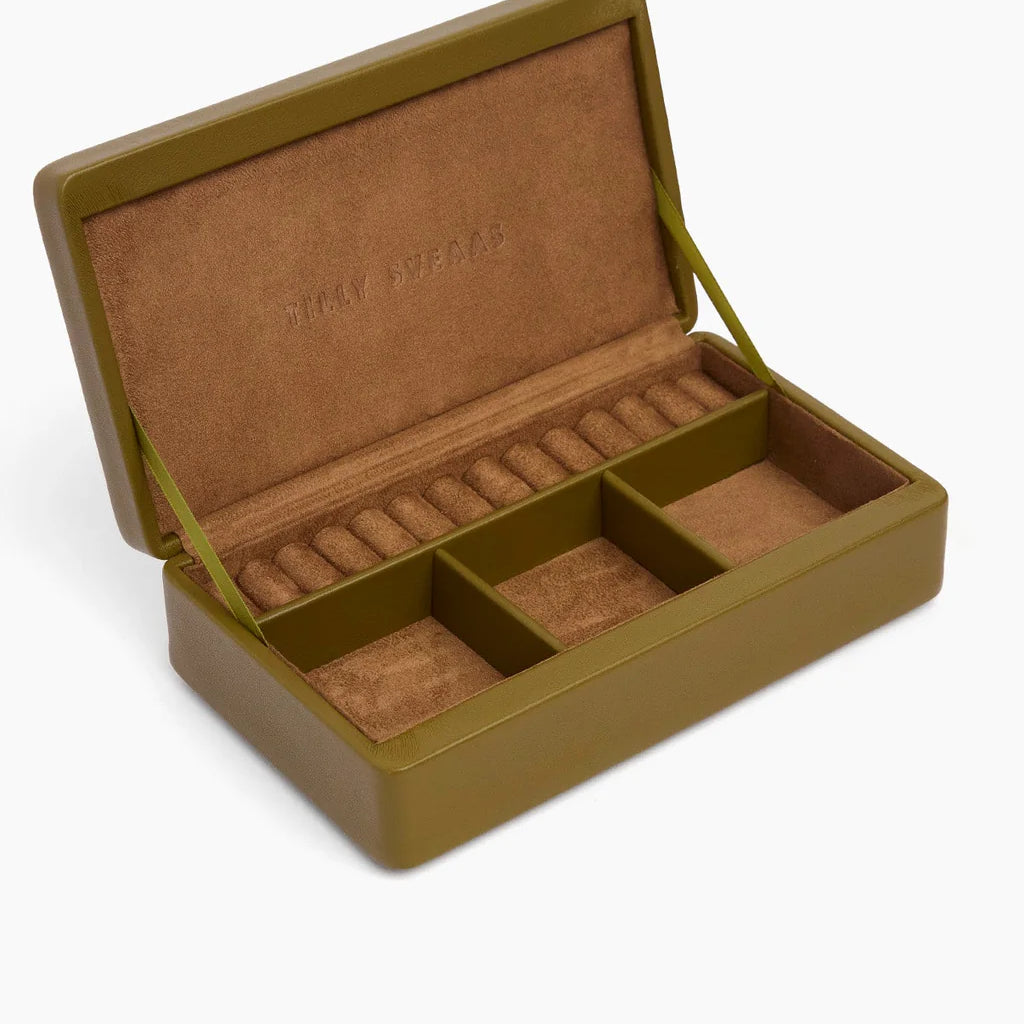 Olive Green Jewellery Box