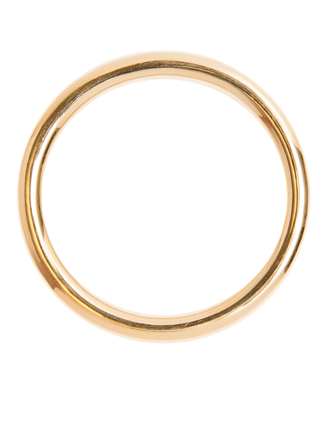 Large Plain Gold Bangle