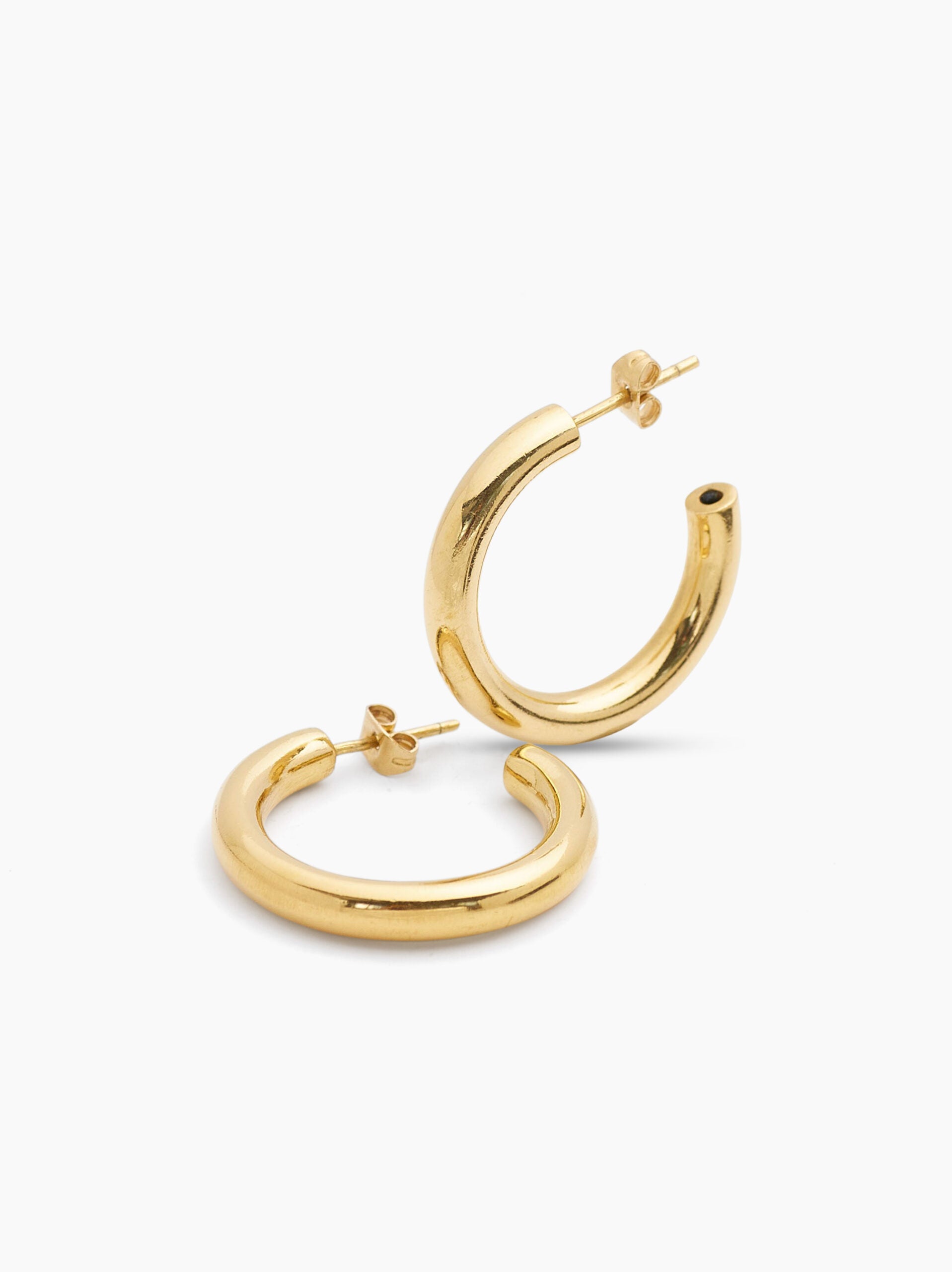 Large Gold Hoop Earrings
