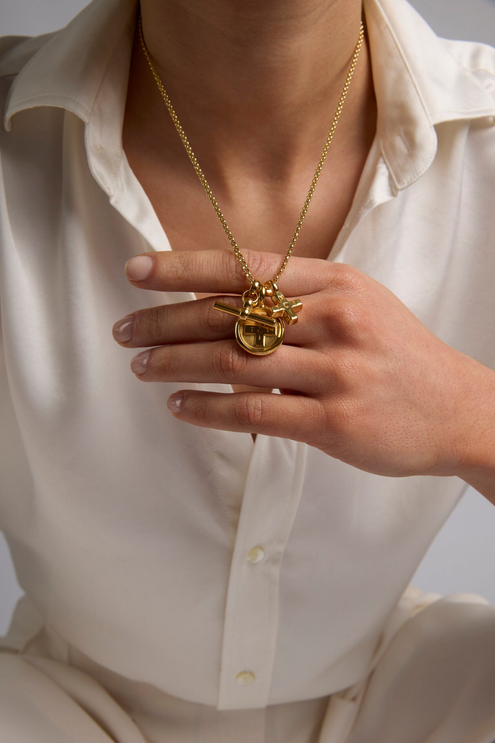 Gold Moi + Toi Cluster on Belcher Chain