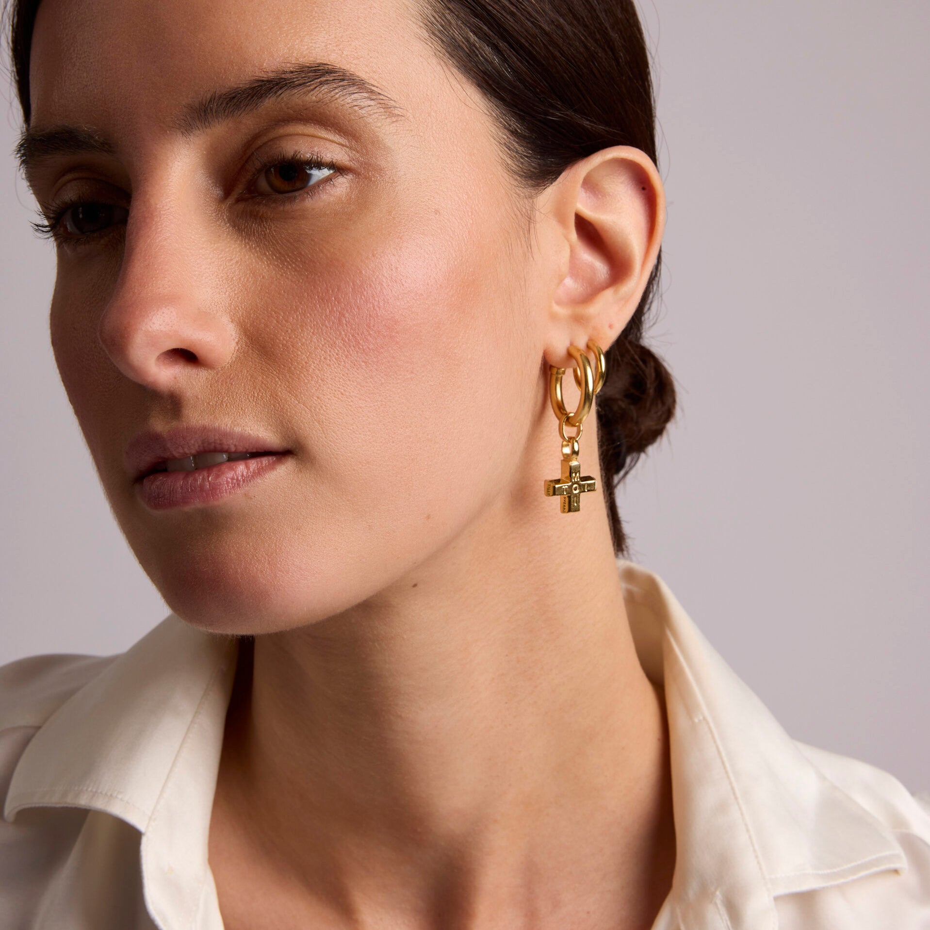 Gold Moi + Toi Earrings