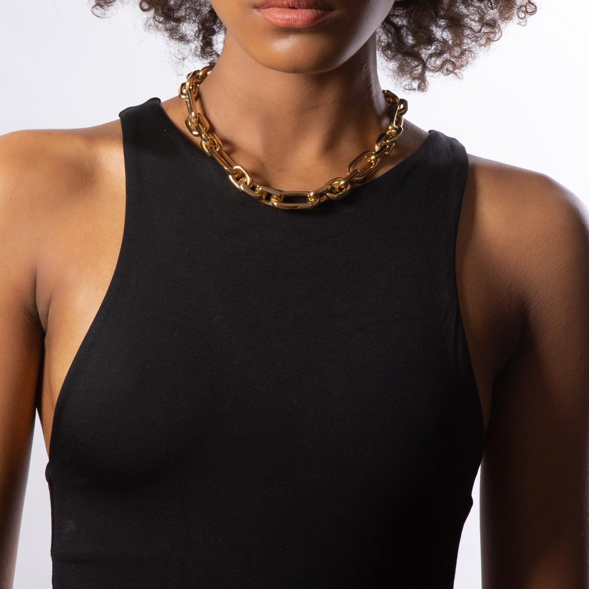 Medium Gold Watch Chain Necklace