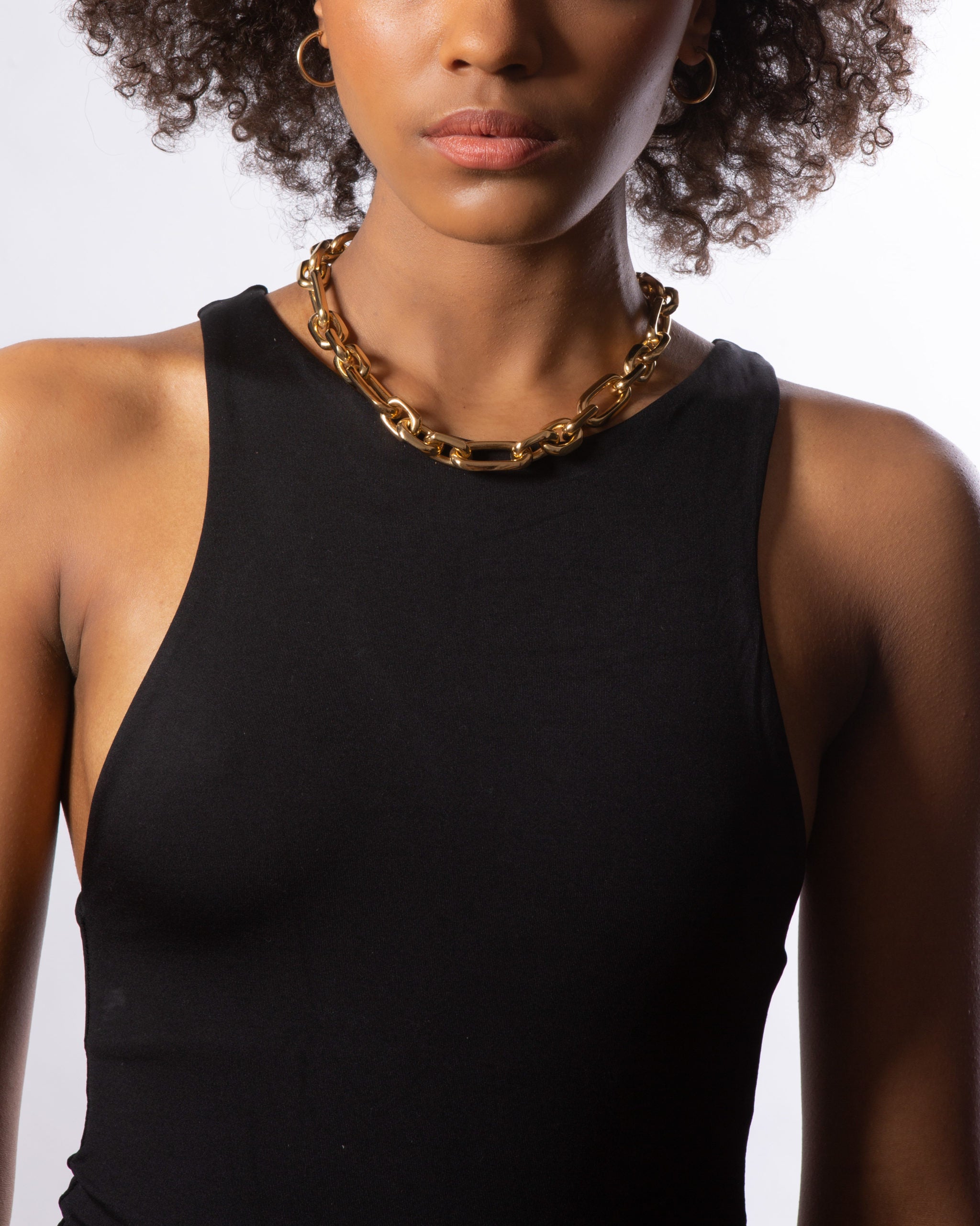 Medium Gold Watch Chain Necklace