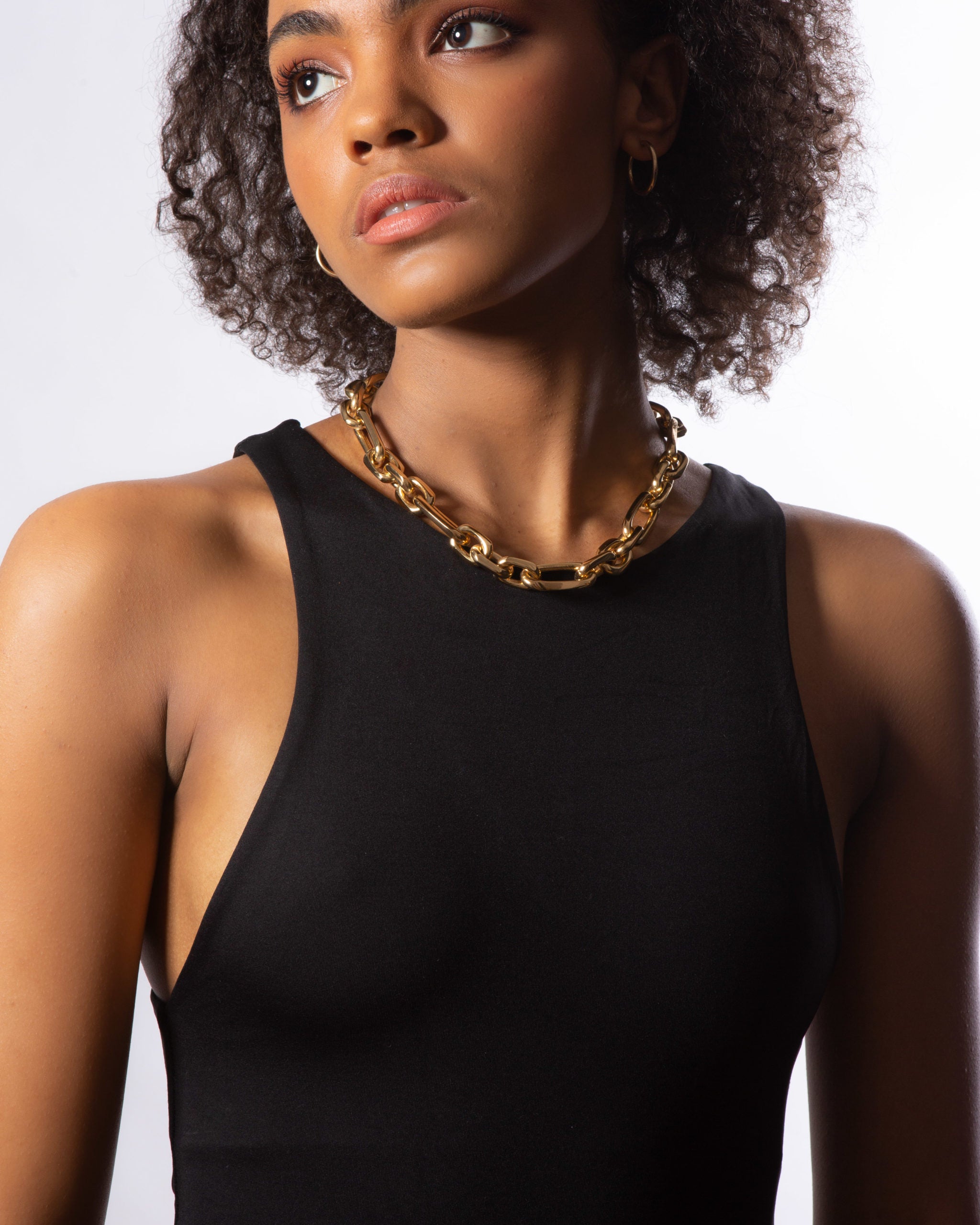 Medium Gold Watch Chain Necklace