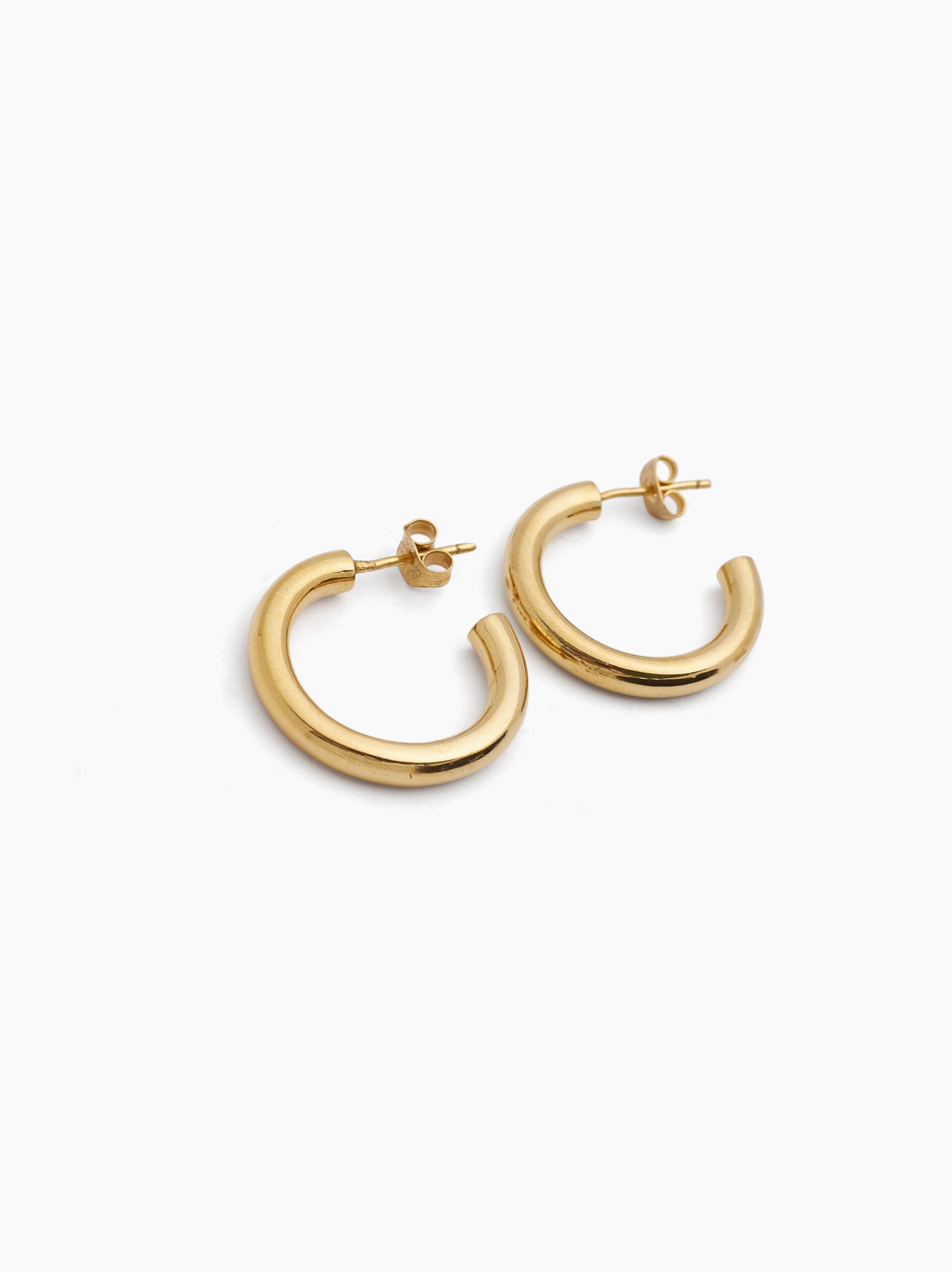 Medium Gold Hoop Earrings