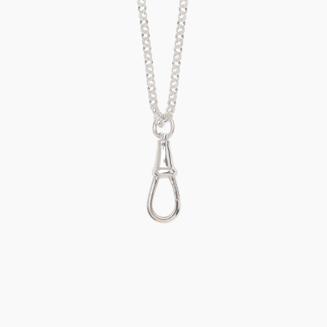 Silver Belcher Clipt Necklace
