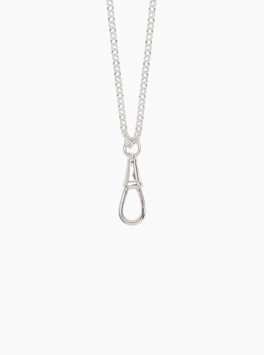 Silver Belcher Clipt Necklace