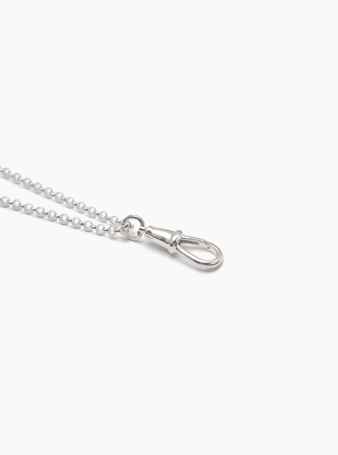 Silver Belcher Clipt Necklace