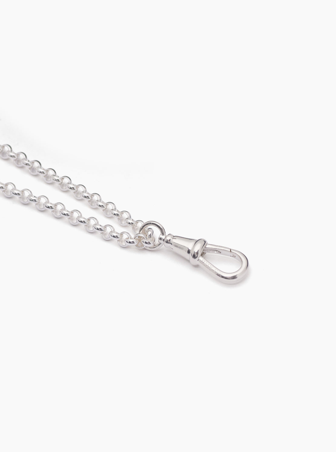 Silver Chunky Belcher Clipt Necklace
