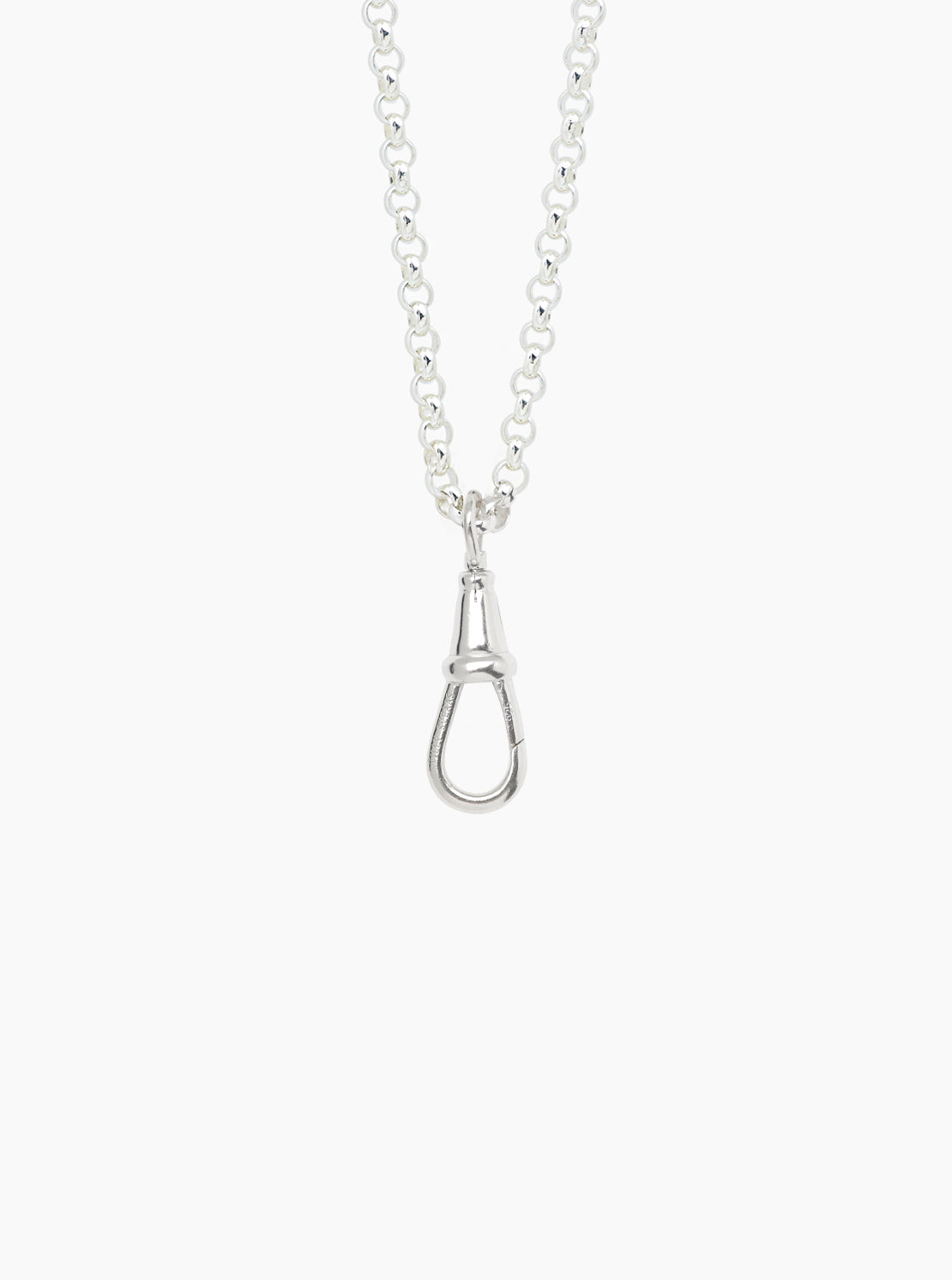 Silver Chunky Belcher Clipt Necklace