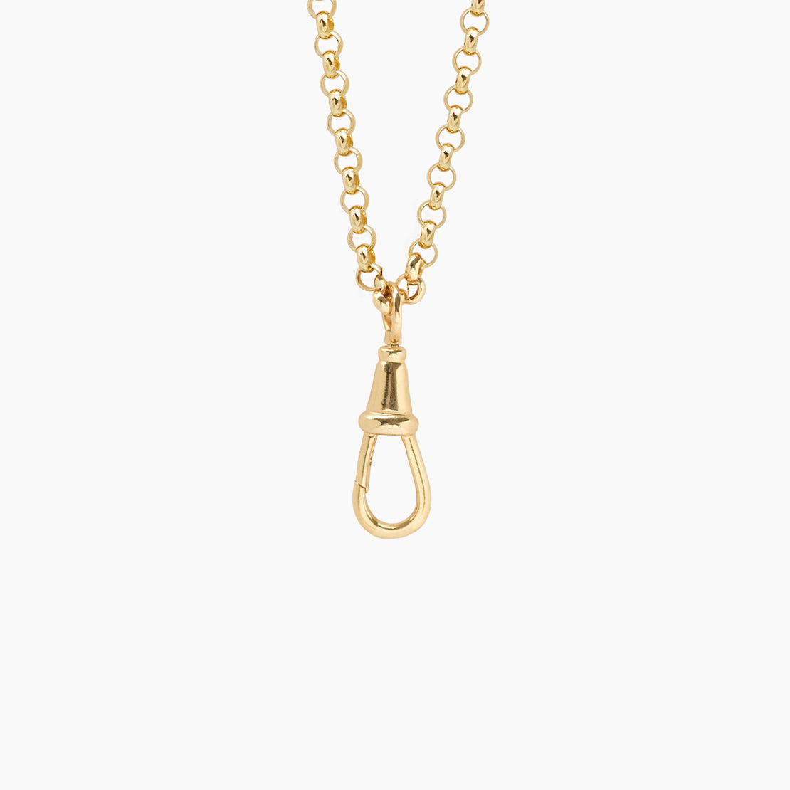 Gold Chunky Belcher Clipt Necklace
