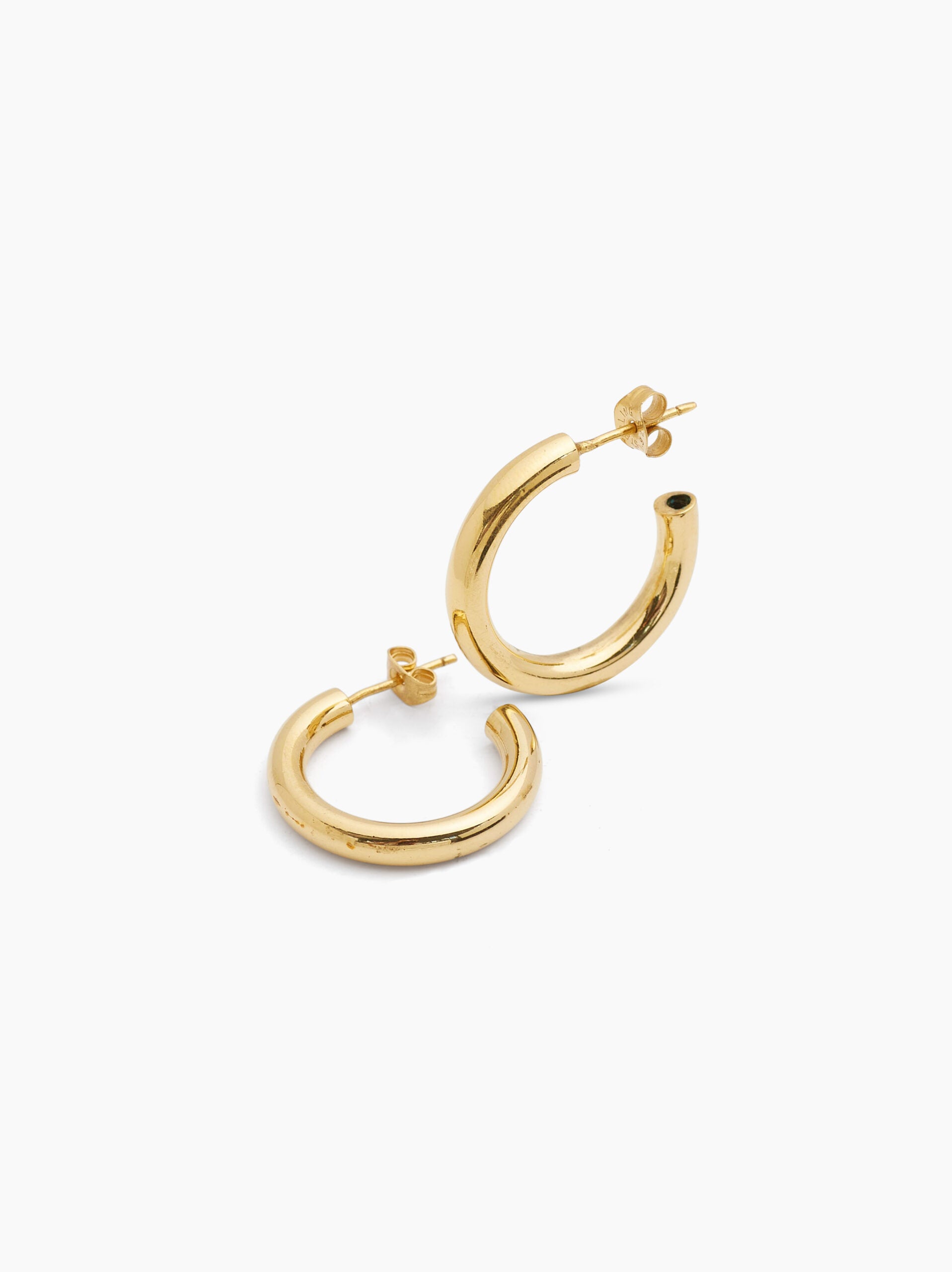 Medium Gold Hoop Earrings