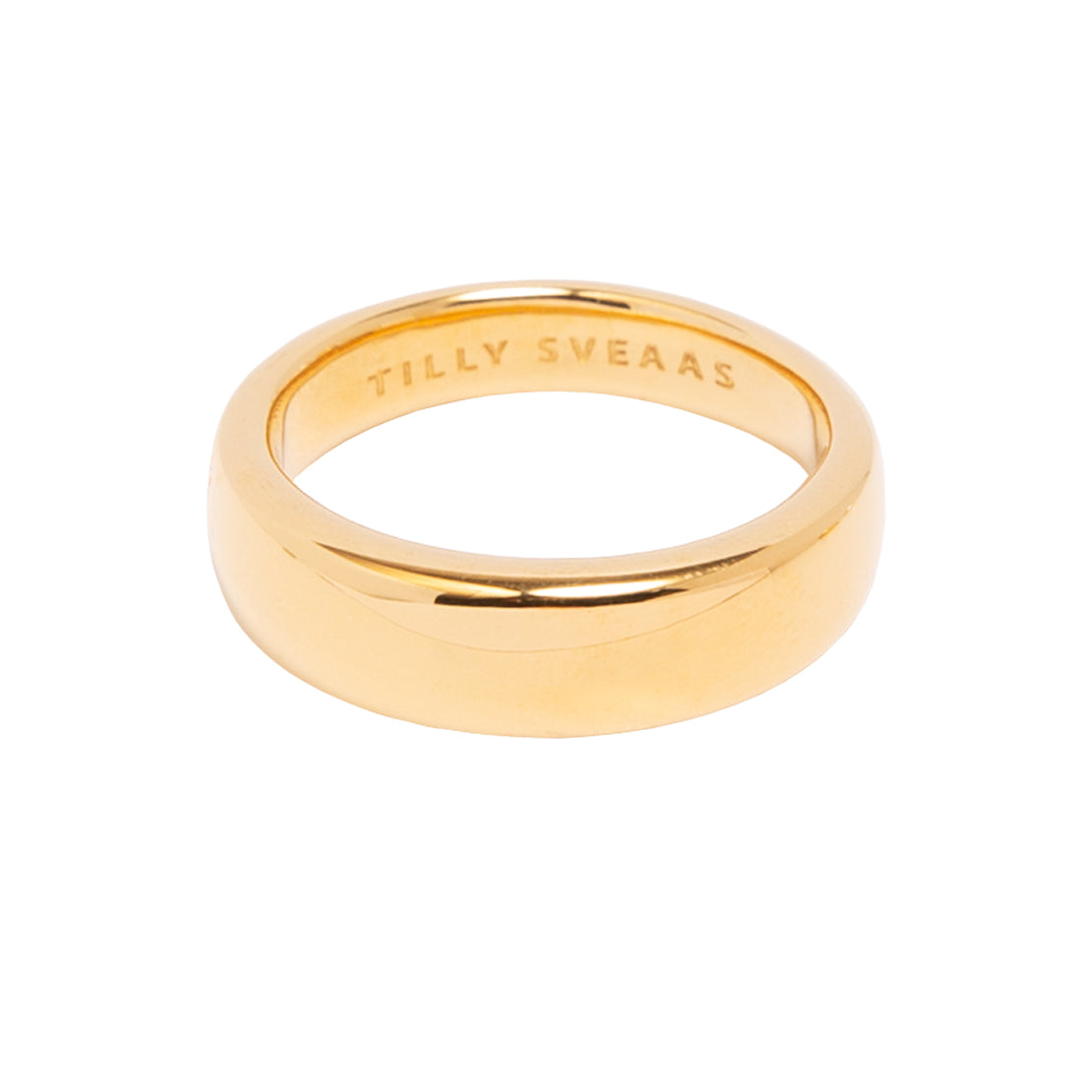 Men's Slim Gold Band Ring