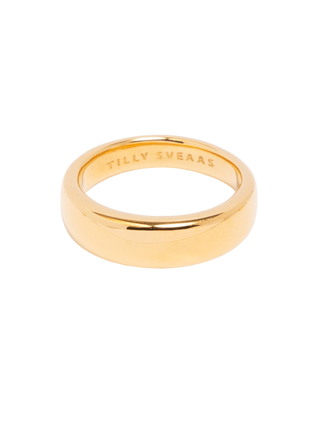 Men's Slim Gold Band Ring