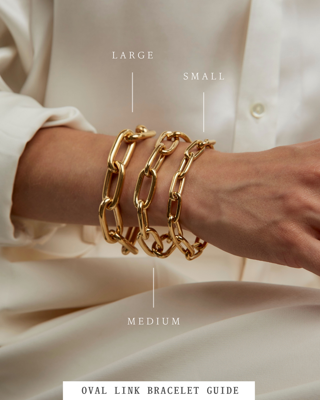 Oval Link Bracelet Guide