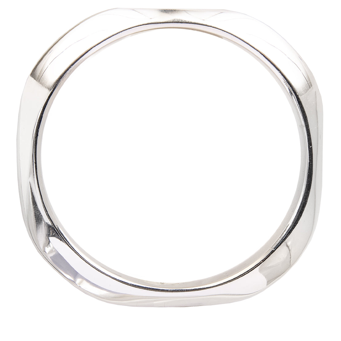 Silver-Plated Retro Bangle