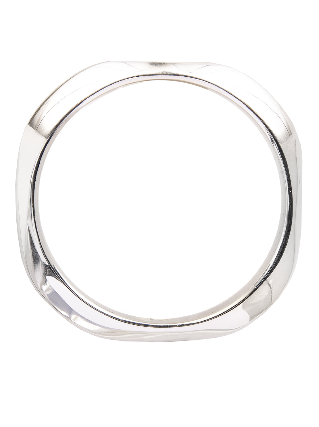 Silver-Plated Retro Bangle