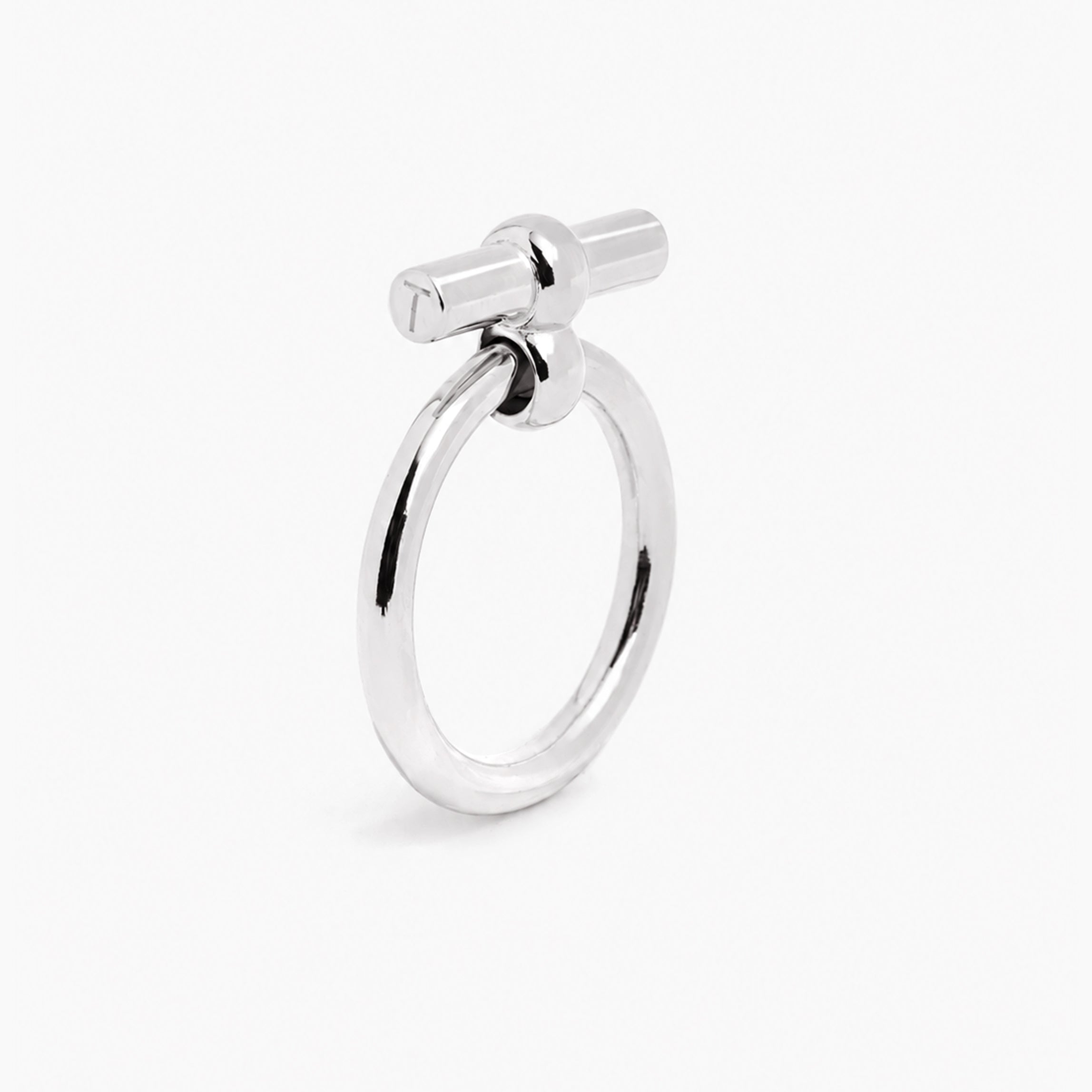 Mini Silver T-Bar Eternity Ring