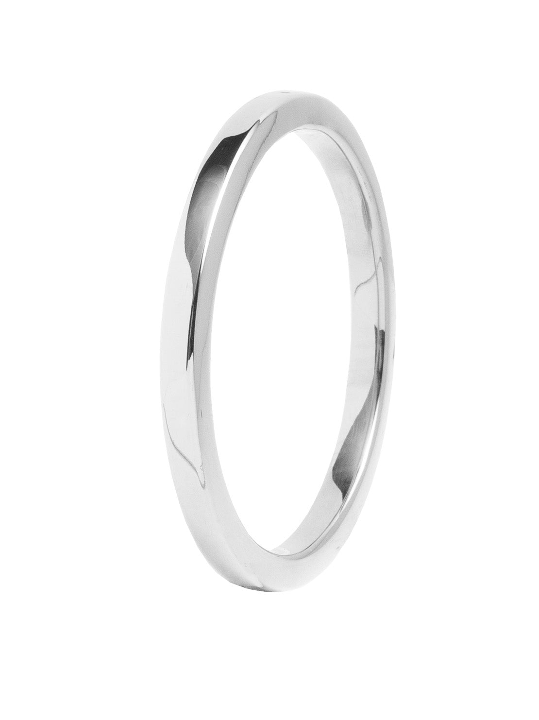 Silver-Plated Square Edge Bangle