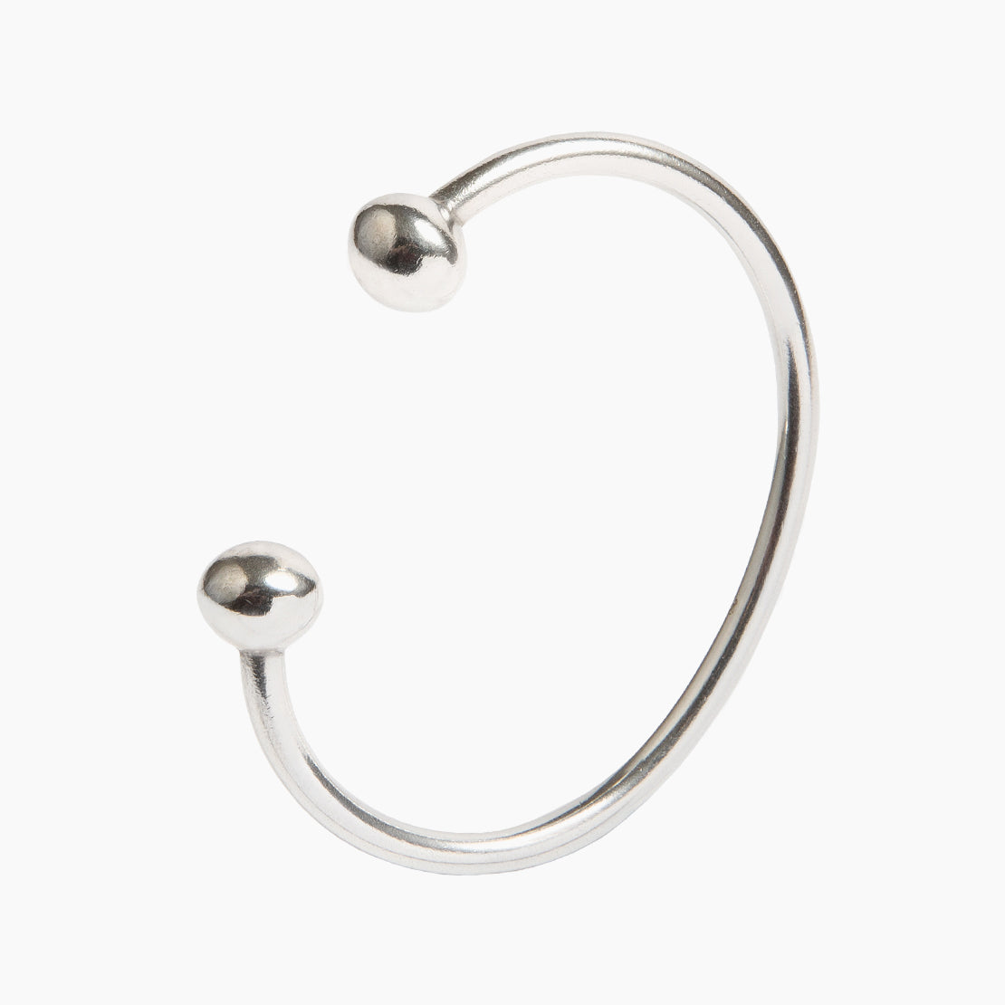 Silver Torque Bangle