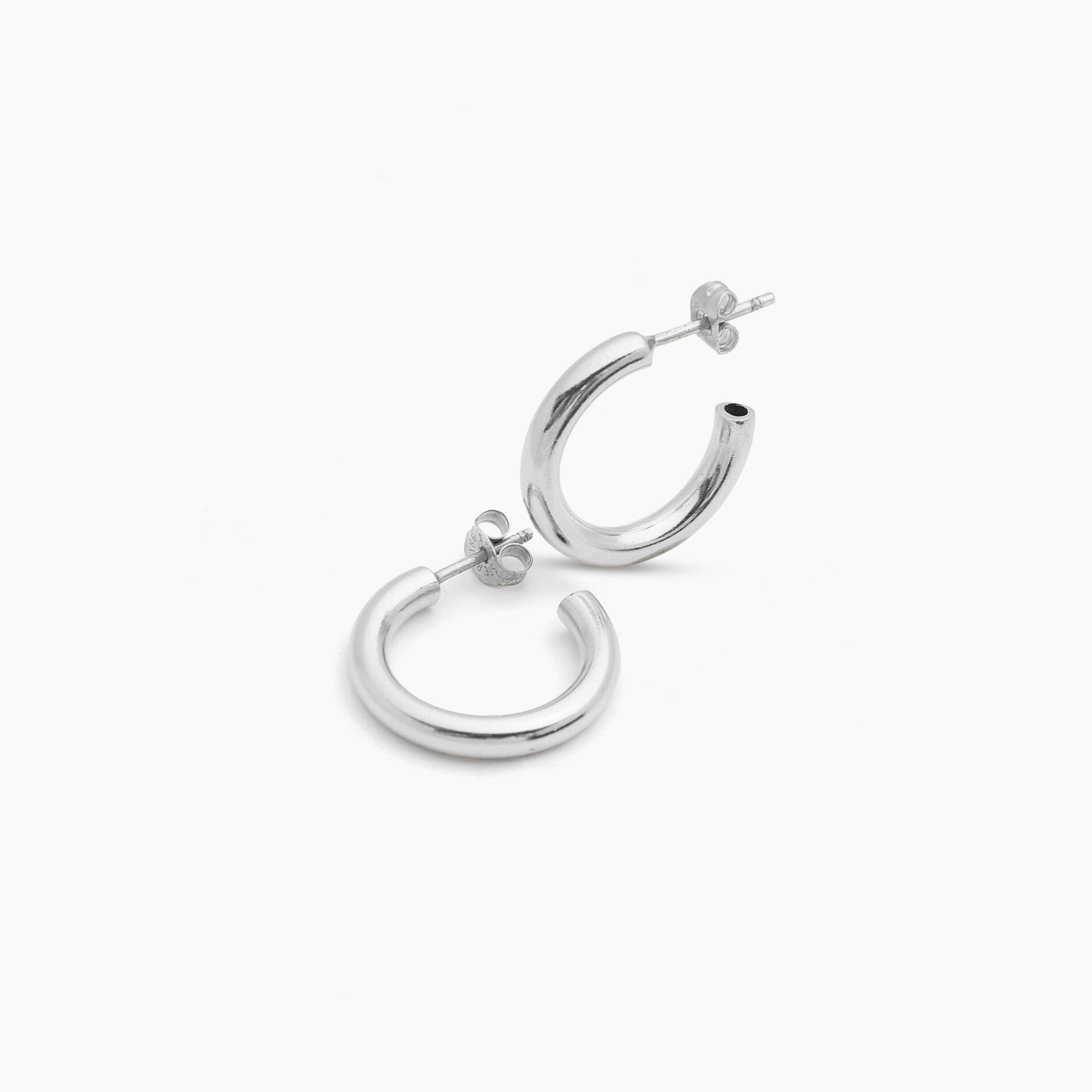 Small Silver Hoop Earrings