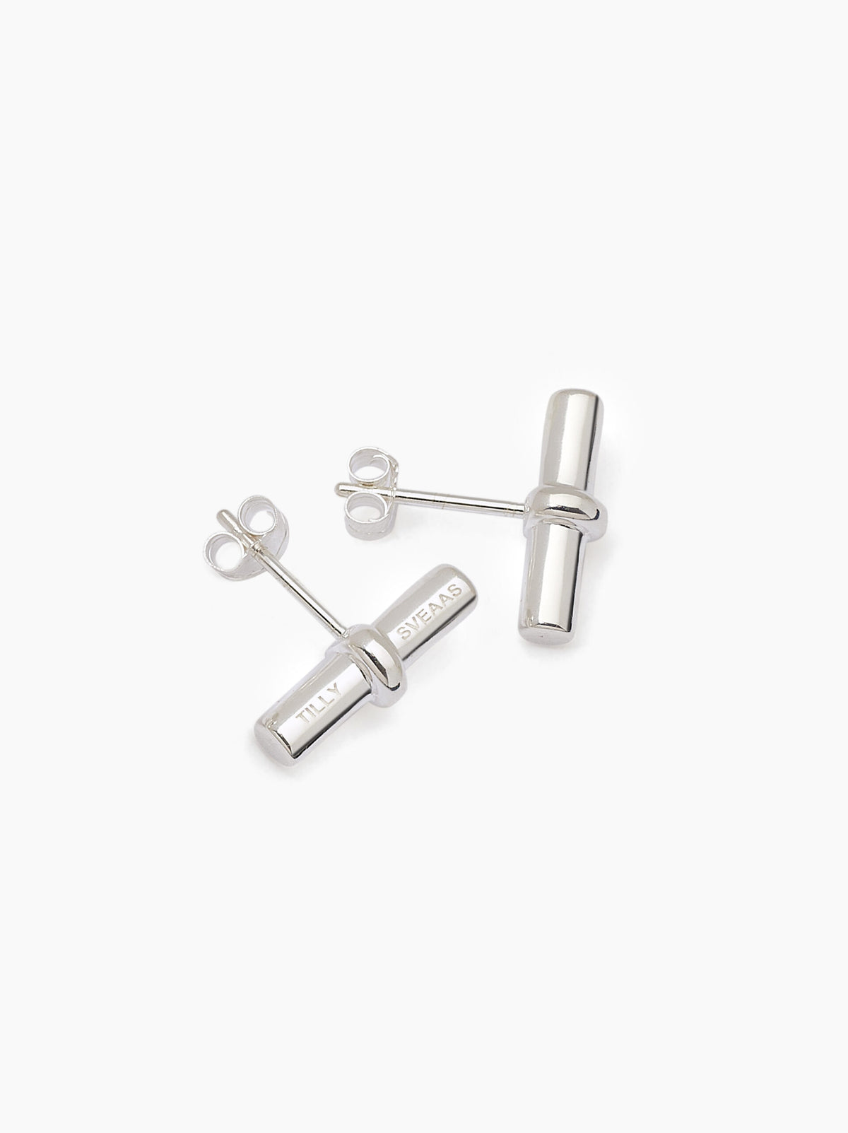 T Bar Stud Earrings