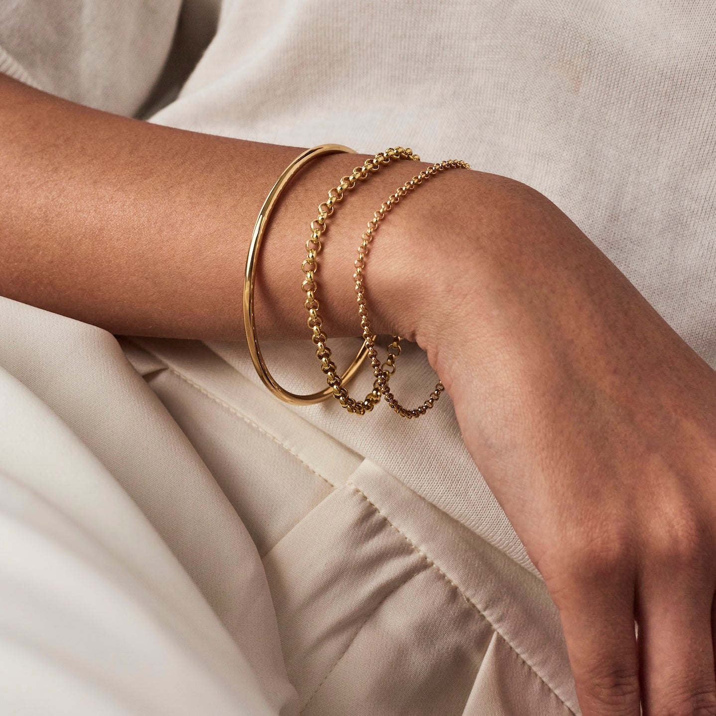 Gold Belcher Bracelet
