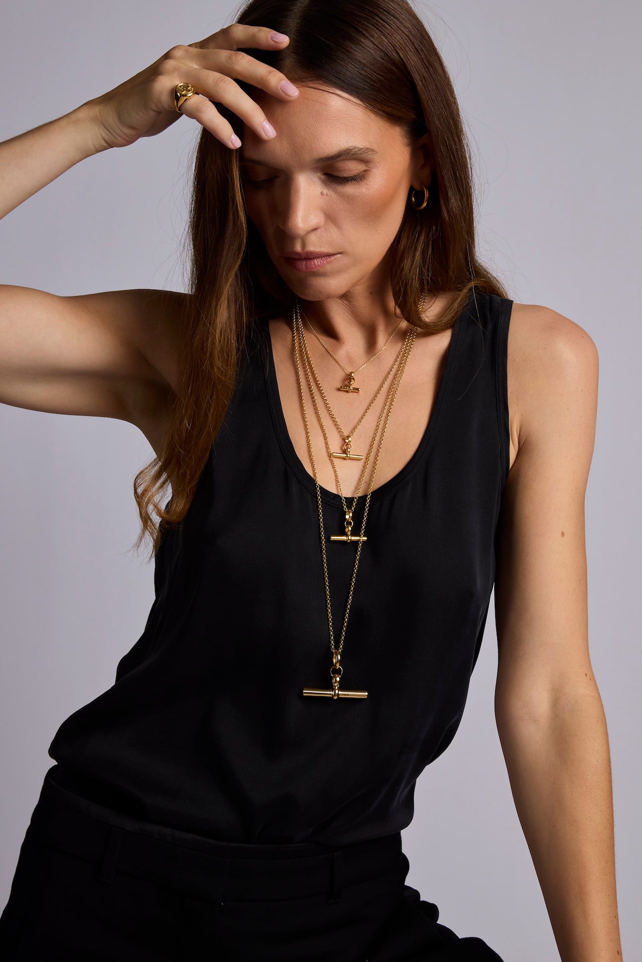 Gold Moi + Toi Signet Ring - Shop The Look