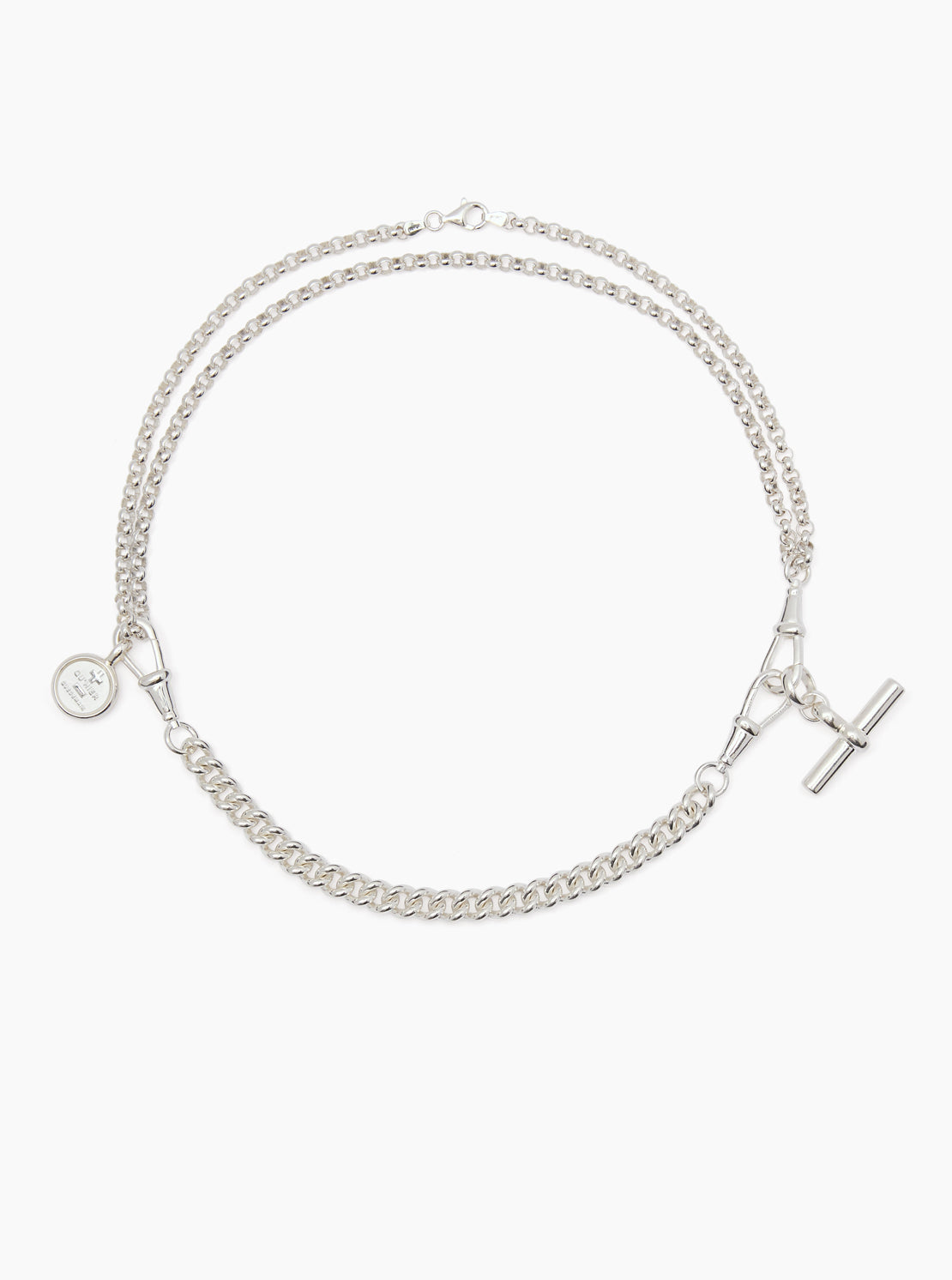 Silver Moi + Toi Mixed Link Necklace Set