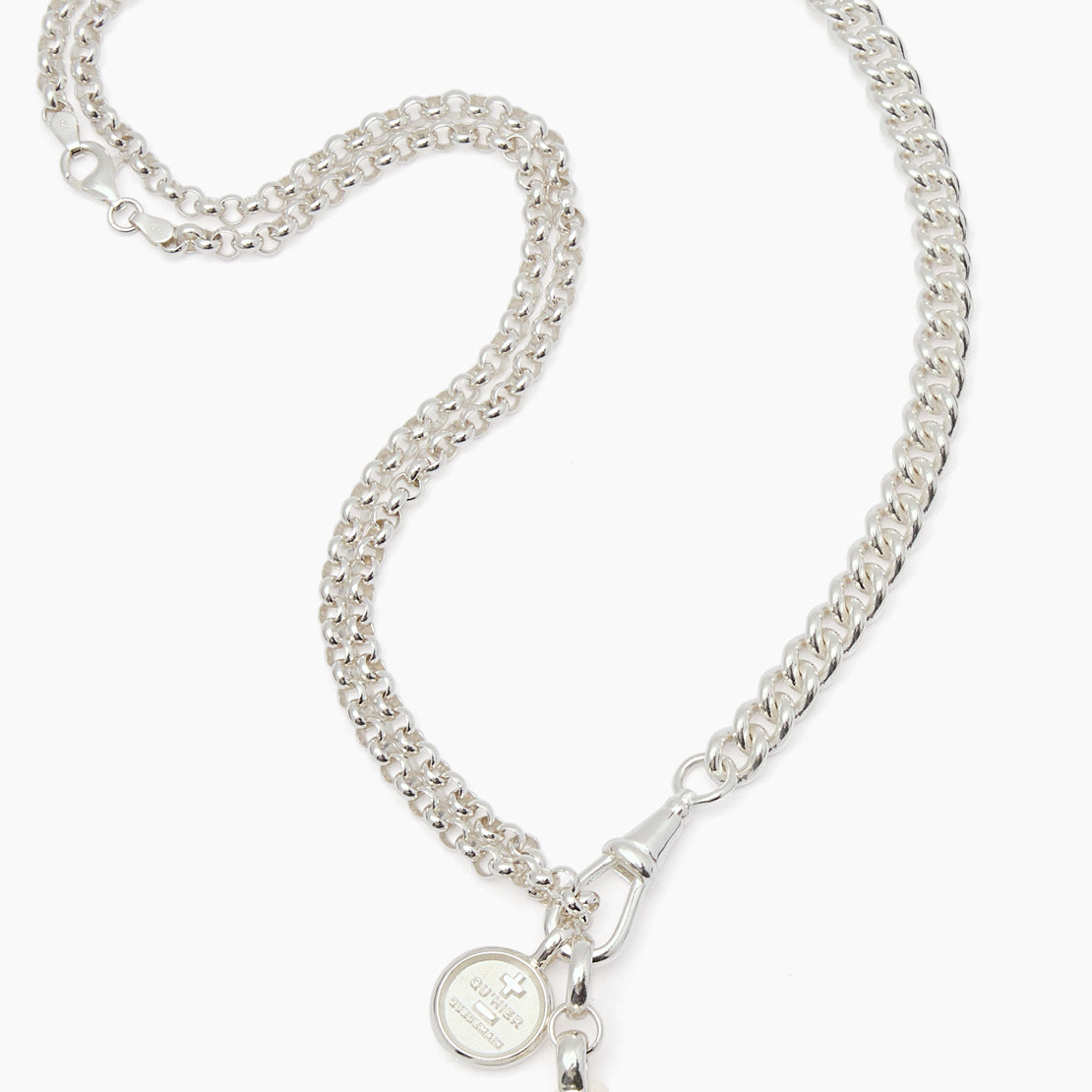 Silver Moi + Toi Mixed Link Necklace Set