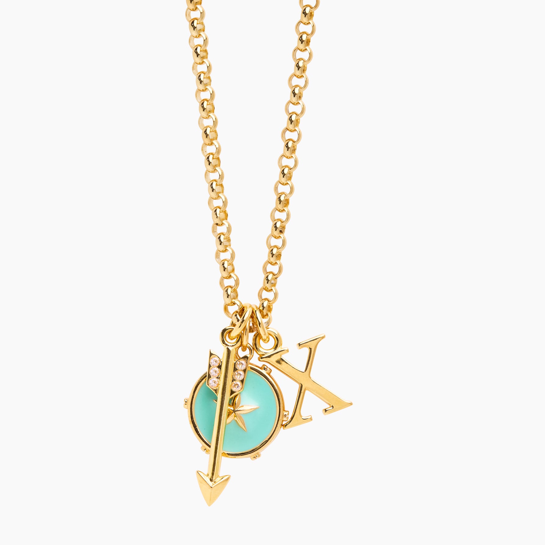 Star Crossed and Rolling Necklace