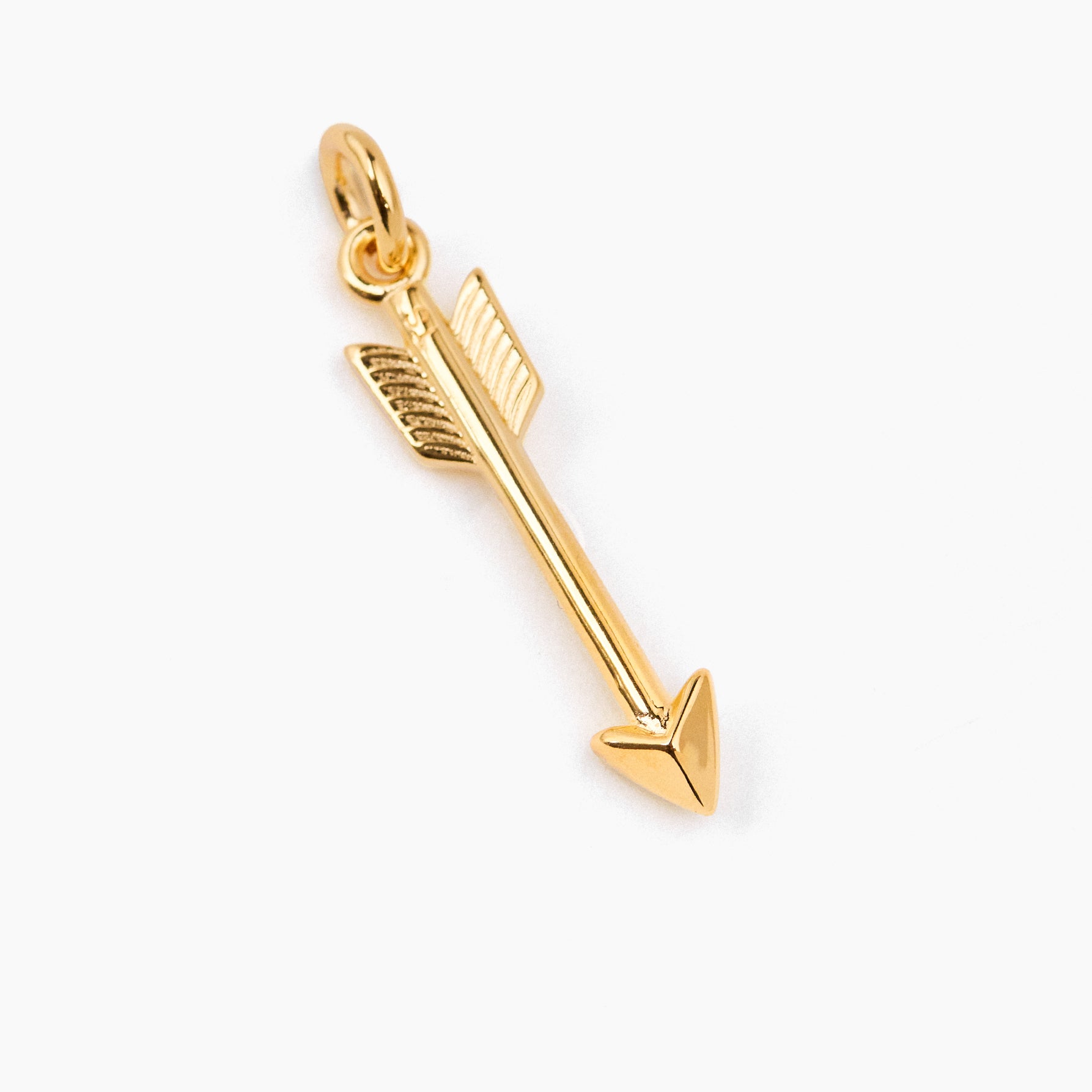Gold Arrow Pendant Charm