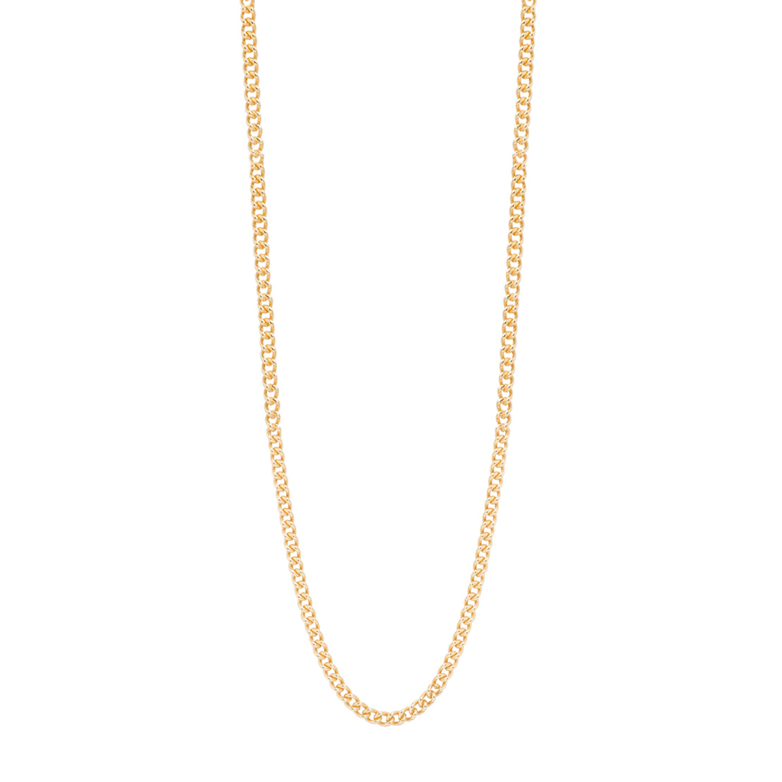 Fine Gold Curb Link Chain