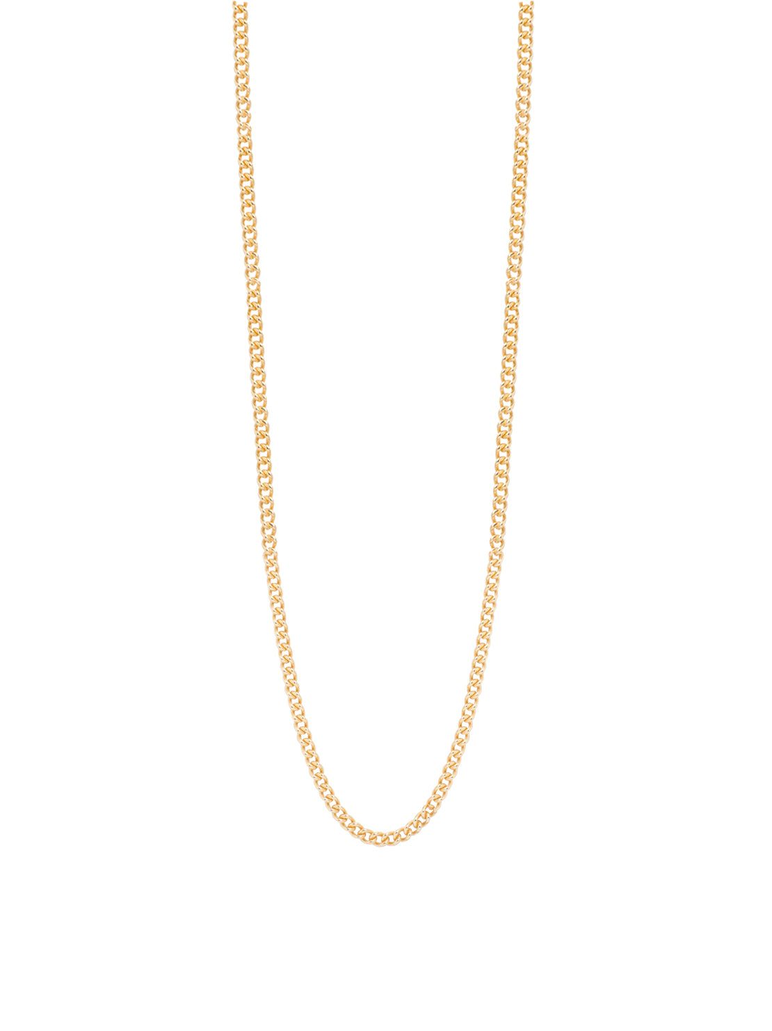 Fine Gold Curb Link Chain