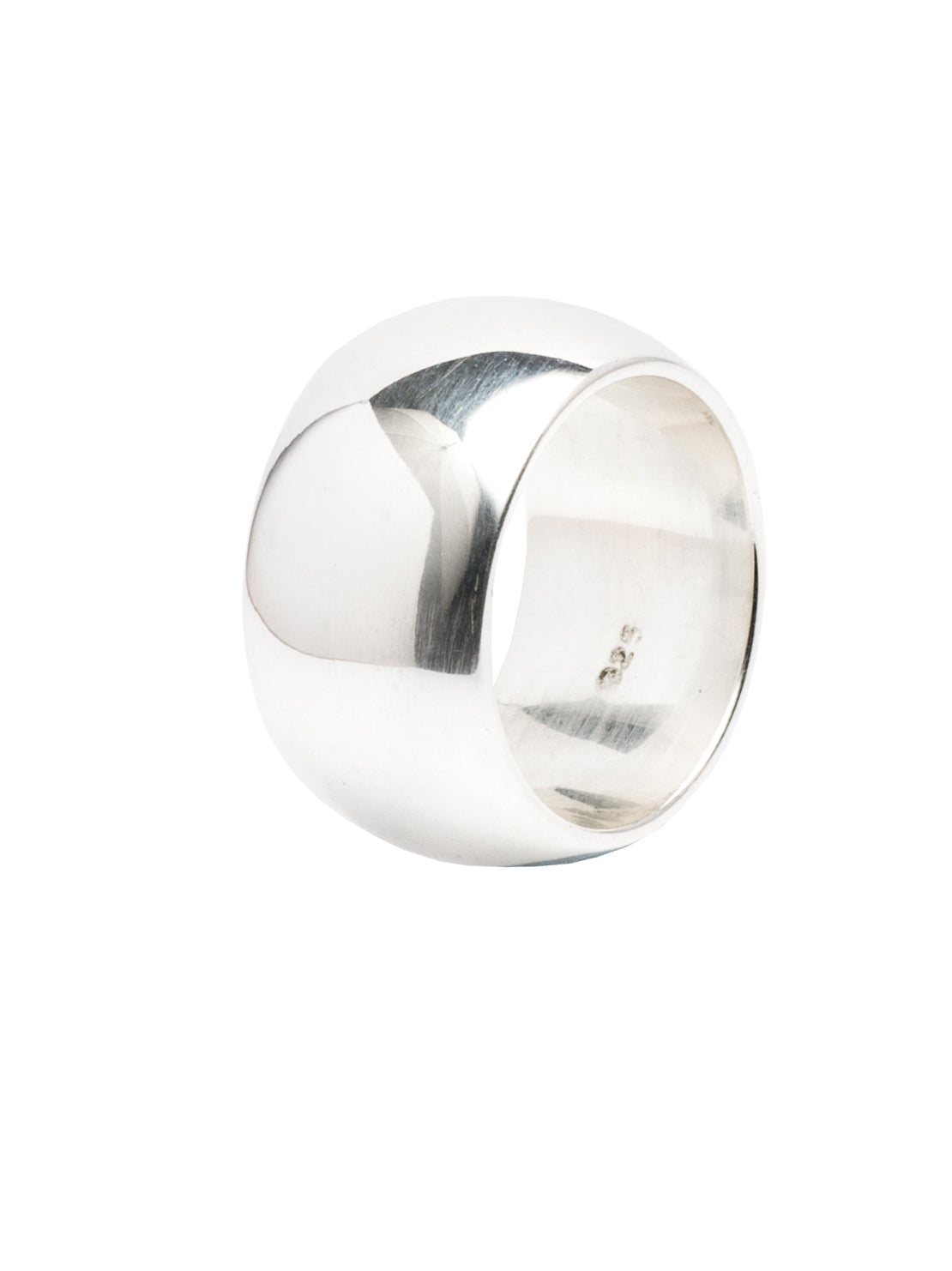 Men's Large Solid Sterling Silver Band Ring