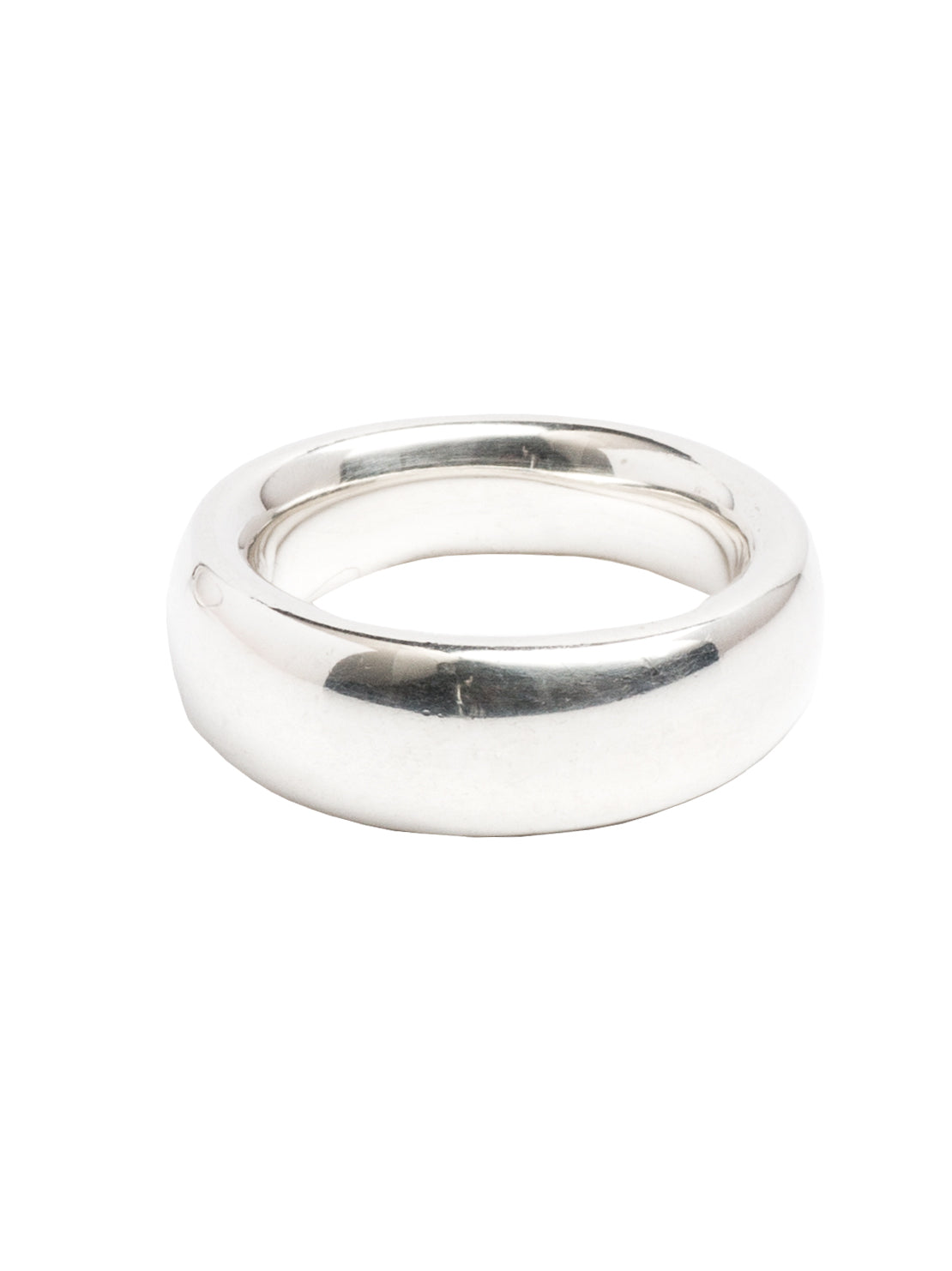 Slim Solid Sterling Band Ring